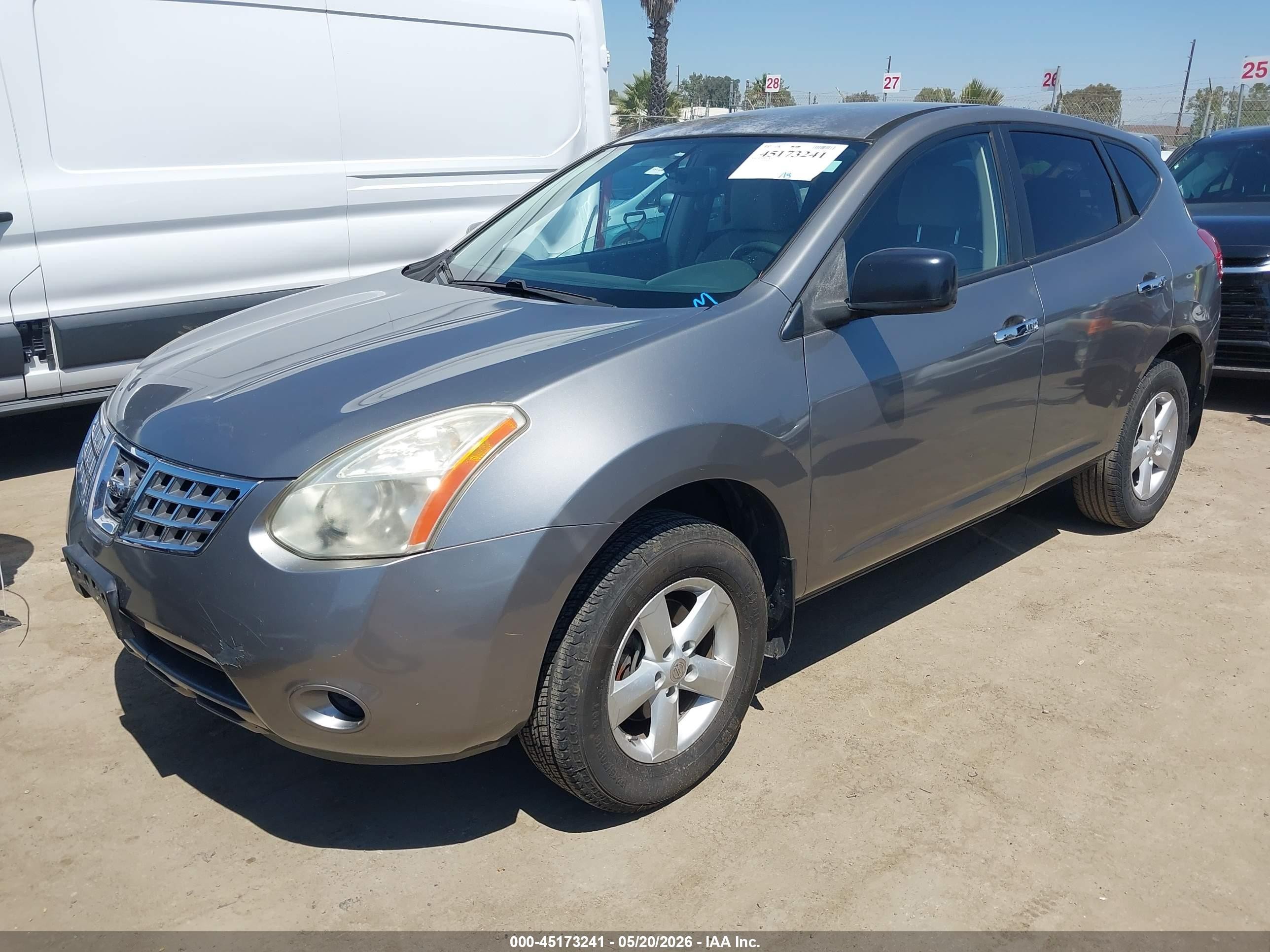 2010 Nissan Rogue S Серый vin: JN8AS5MV3AW124445