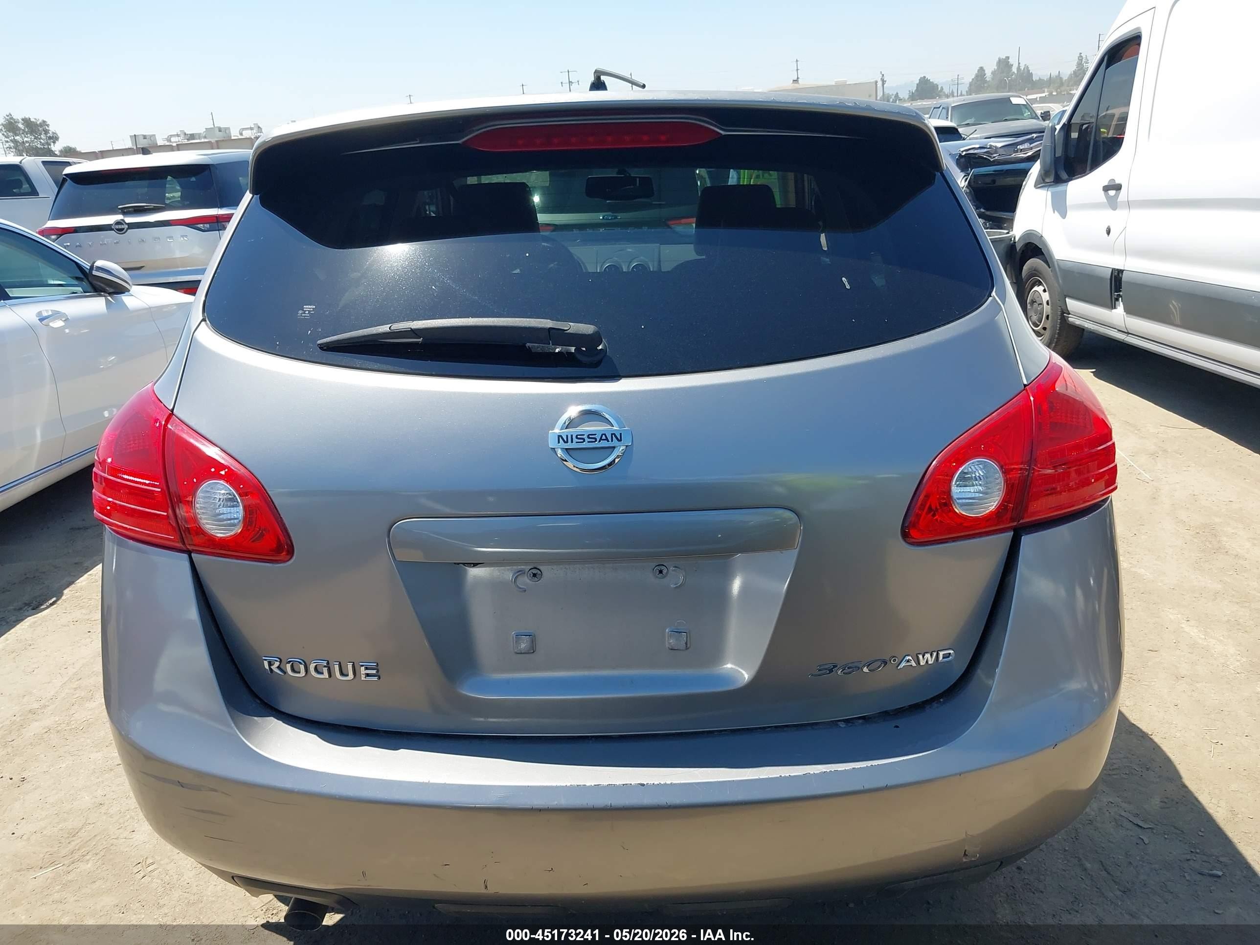 2010 Nissan Rogue S Серый vin: JN8AS5MV3AW124445