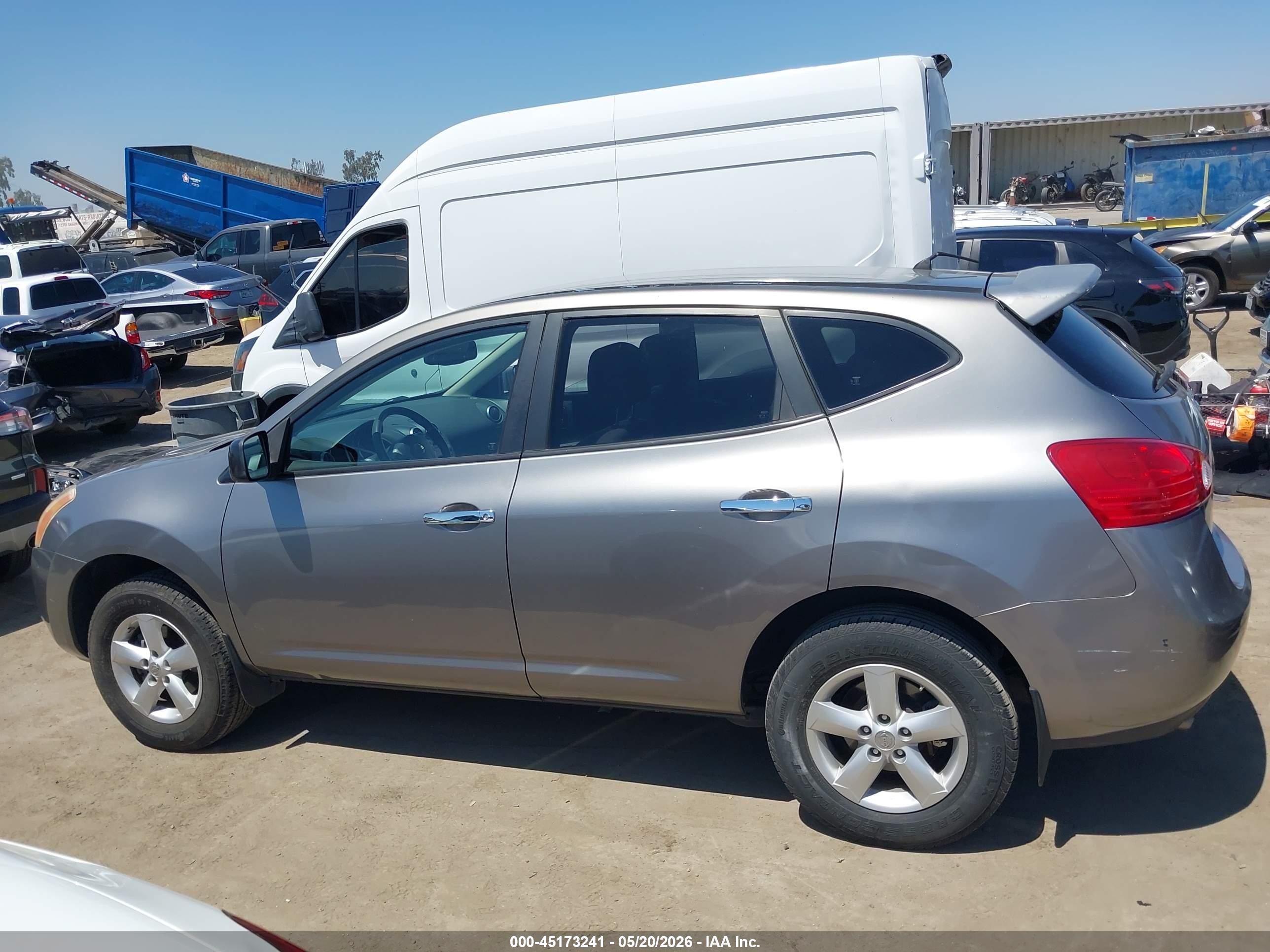 2010 Nissan Rogue S Серый vin: JN8AS5MV3AW124445