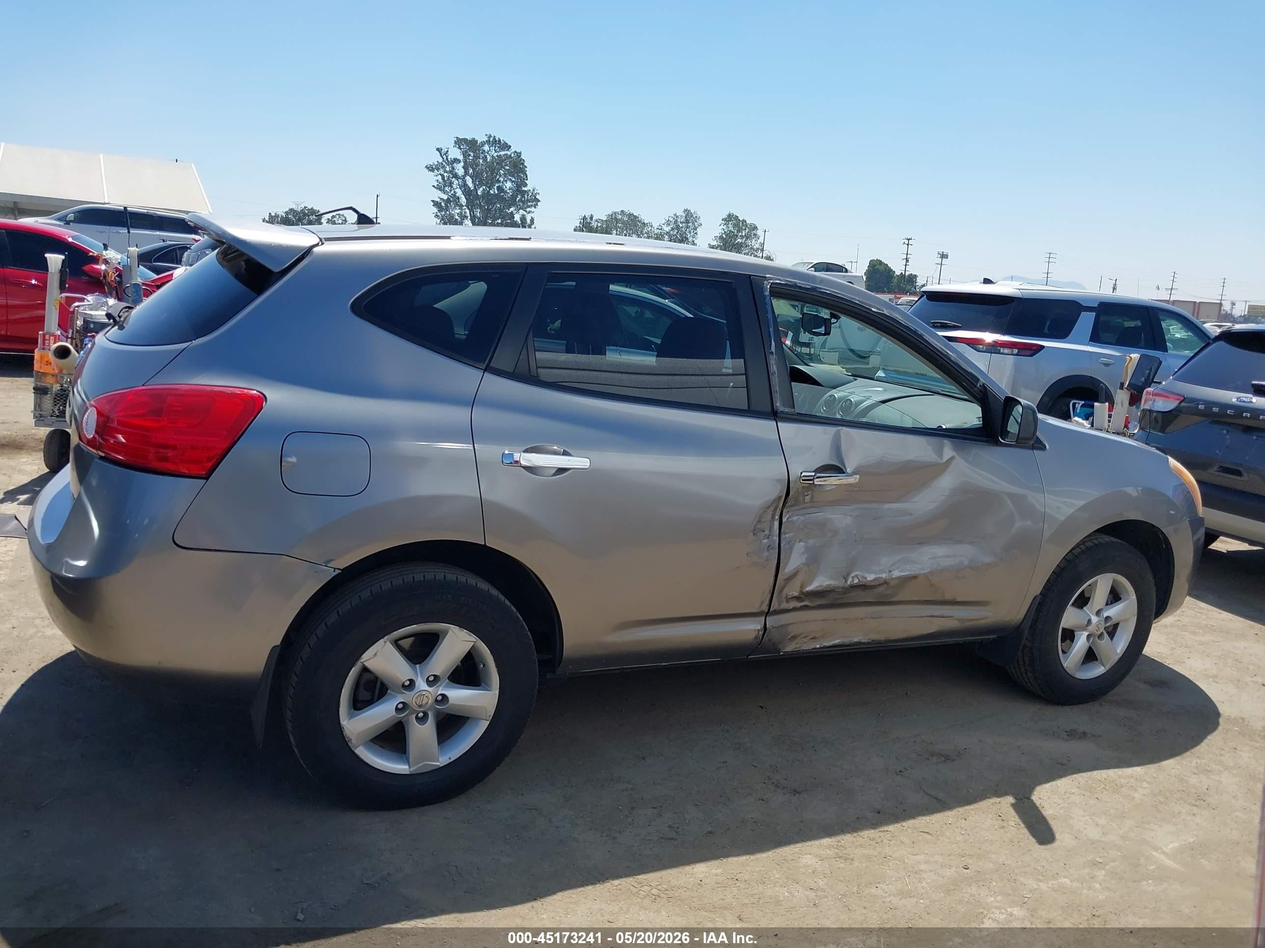 2010 Nissan Rogue S Серый vin: JN8AS5MV3AW124445