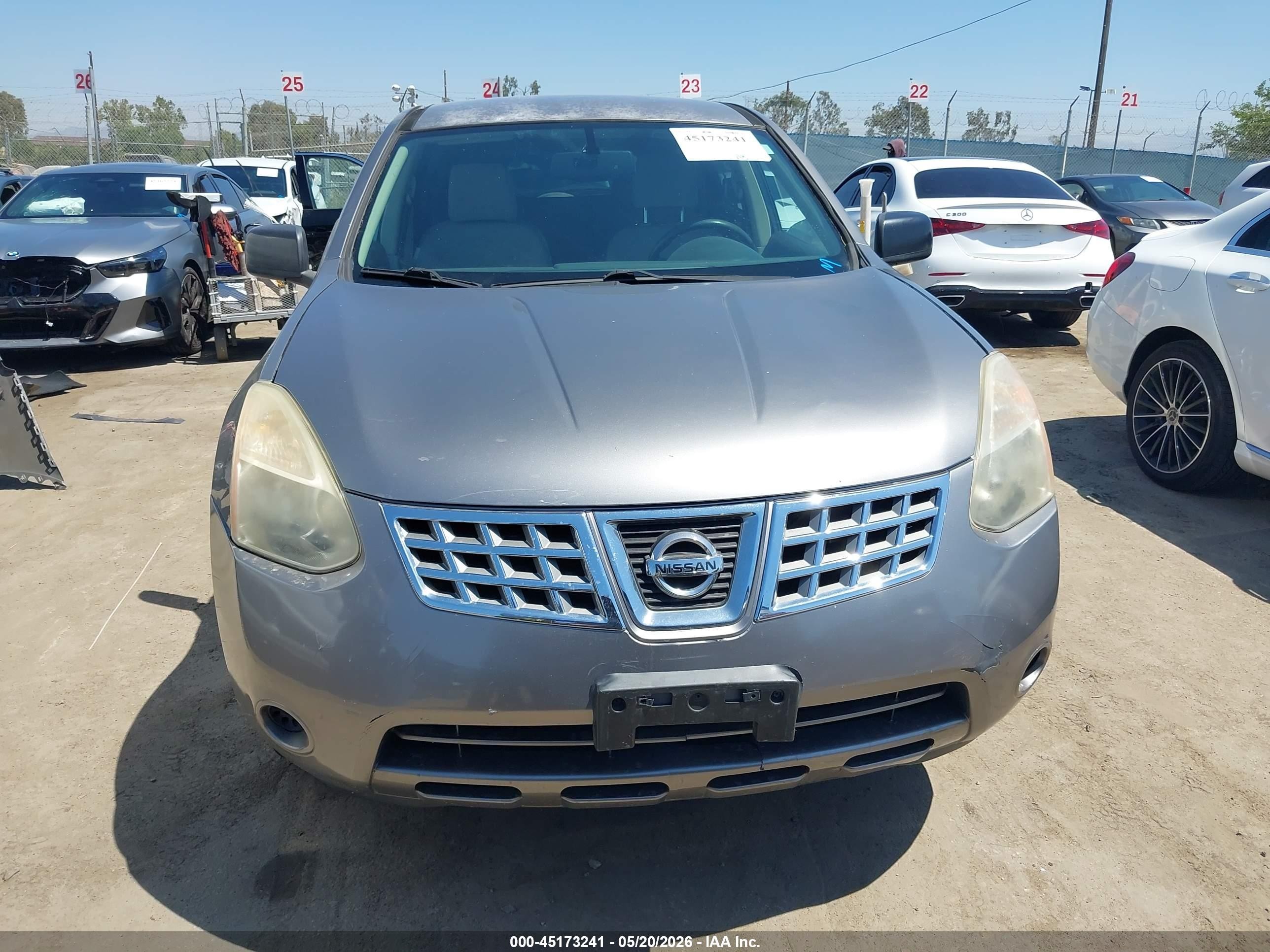 2010 Nissan Rogue S Серый vin: JN8AS5MV3AW124445