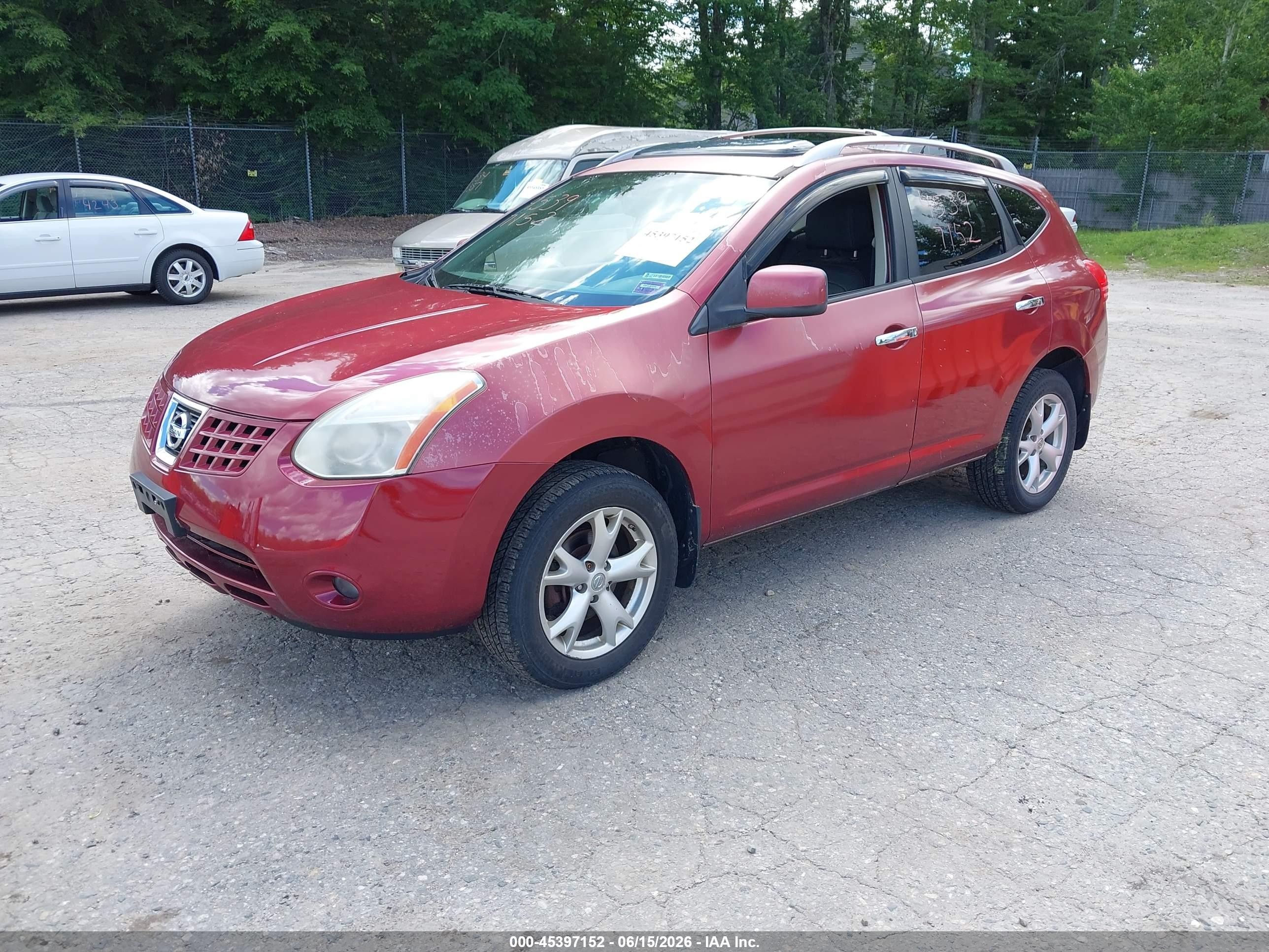 2010 Nissan Rogue Sl Maroon vin: JN8AS5MV3AW127782