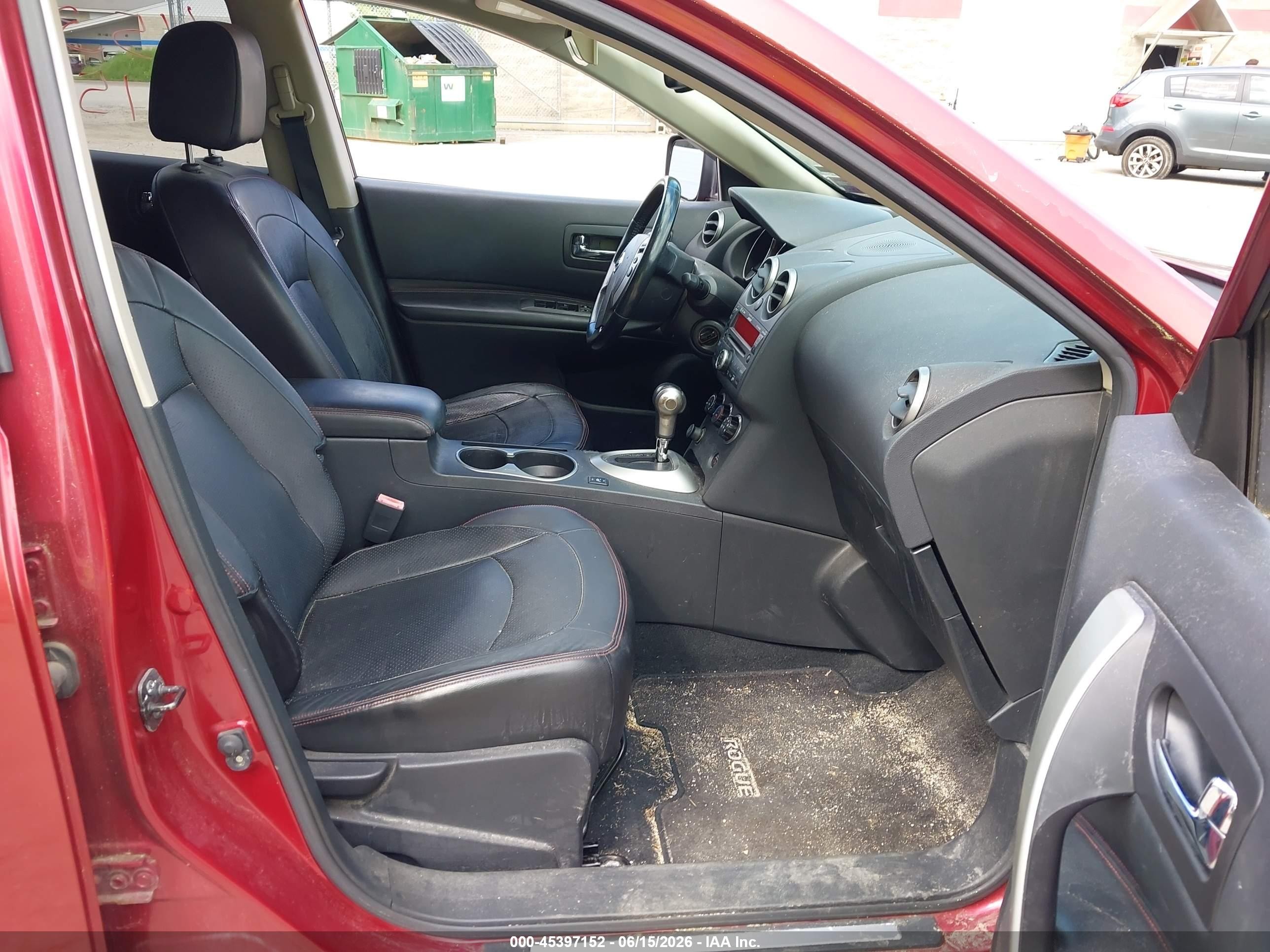 2010 Nissan Rogue Sl Maroon vin: JN8AS5MV3AW127782