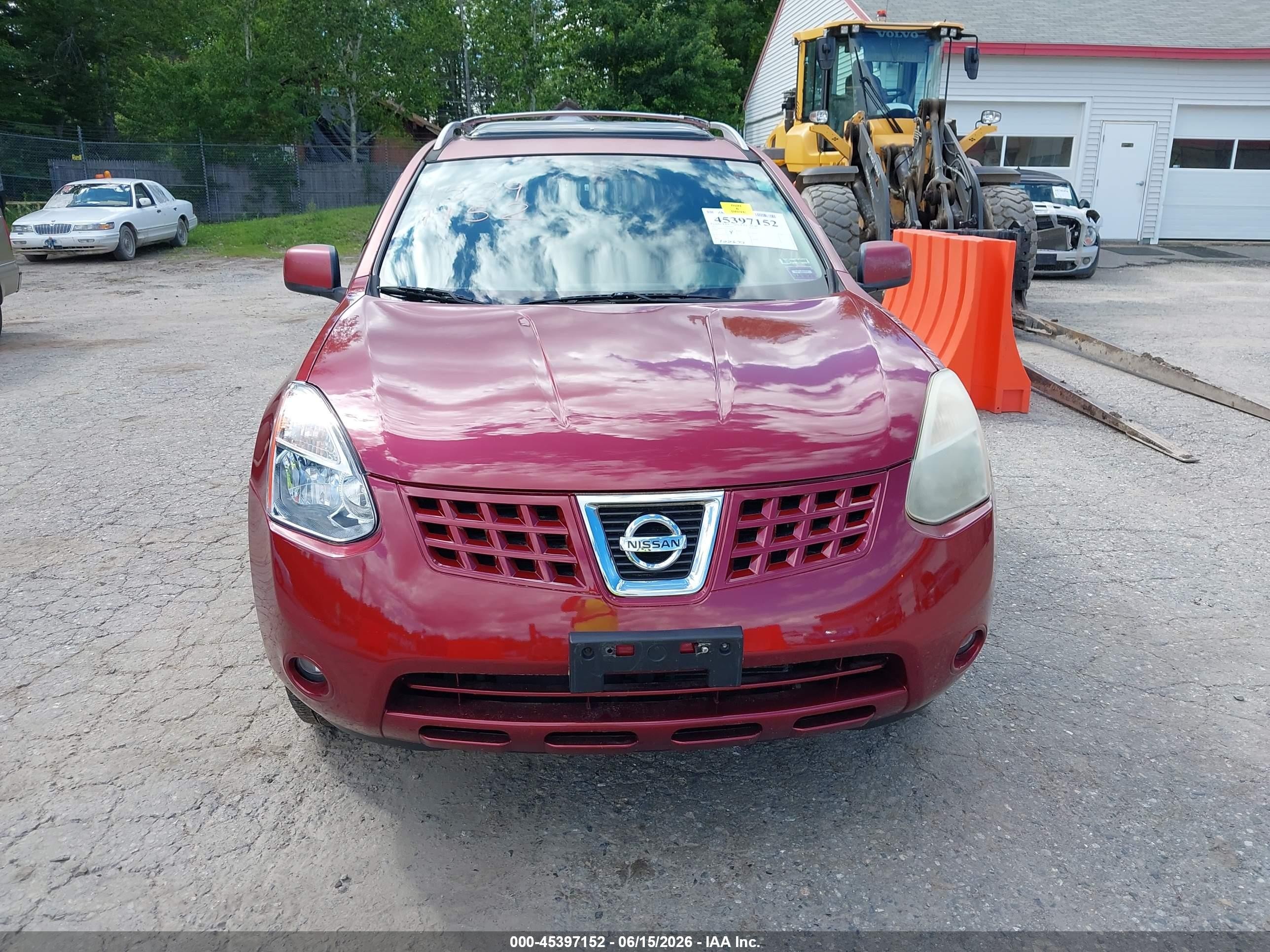 2010 Nissan Rogue Sl Maroon vin: JN8AS5MV3AW127782