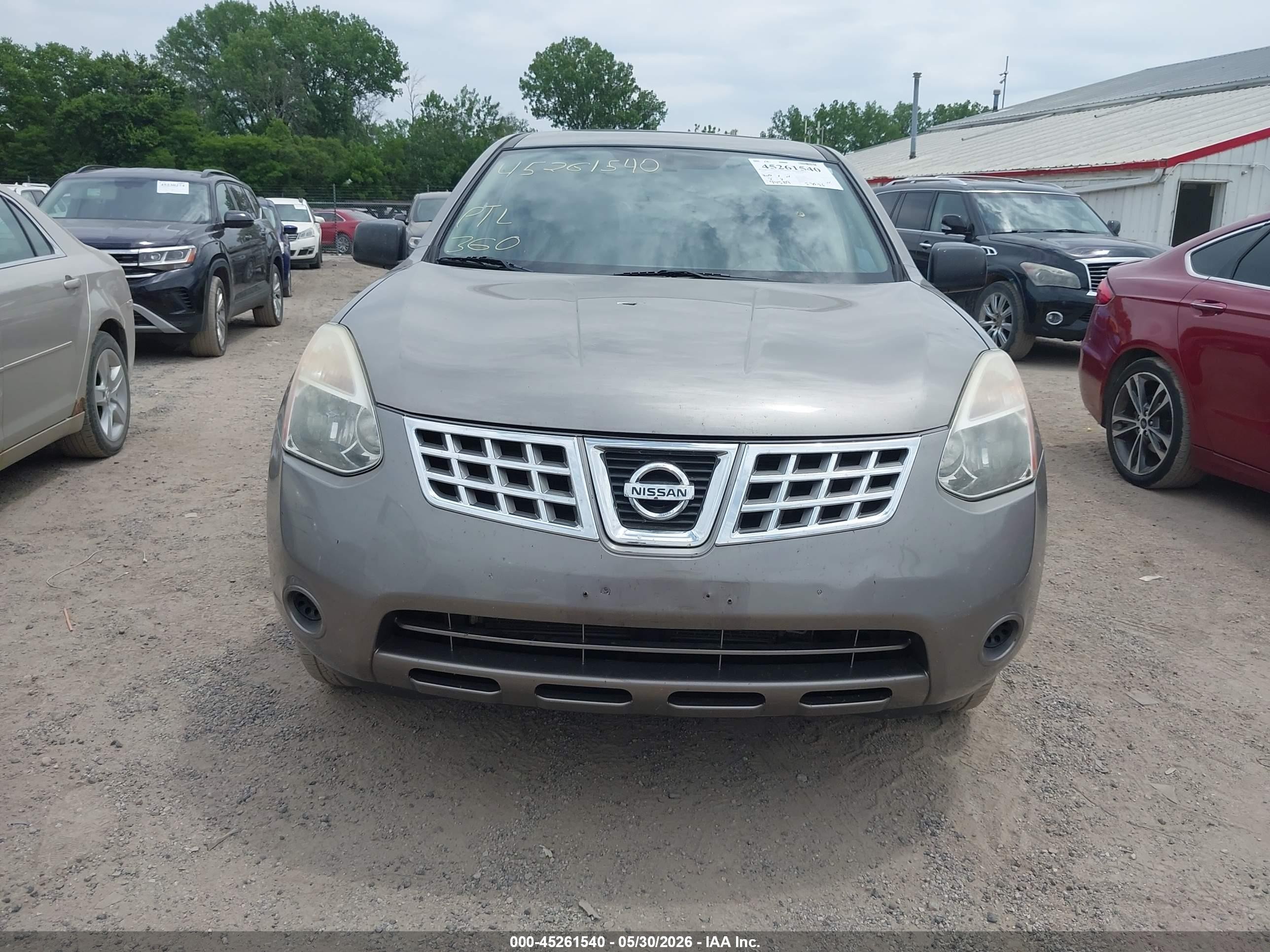 2010 Nissan Rogue S Gray vin: JN8AS5MV3AW147255