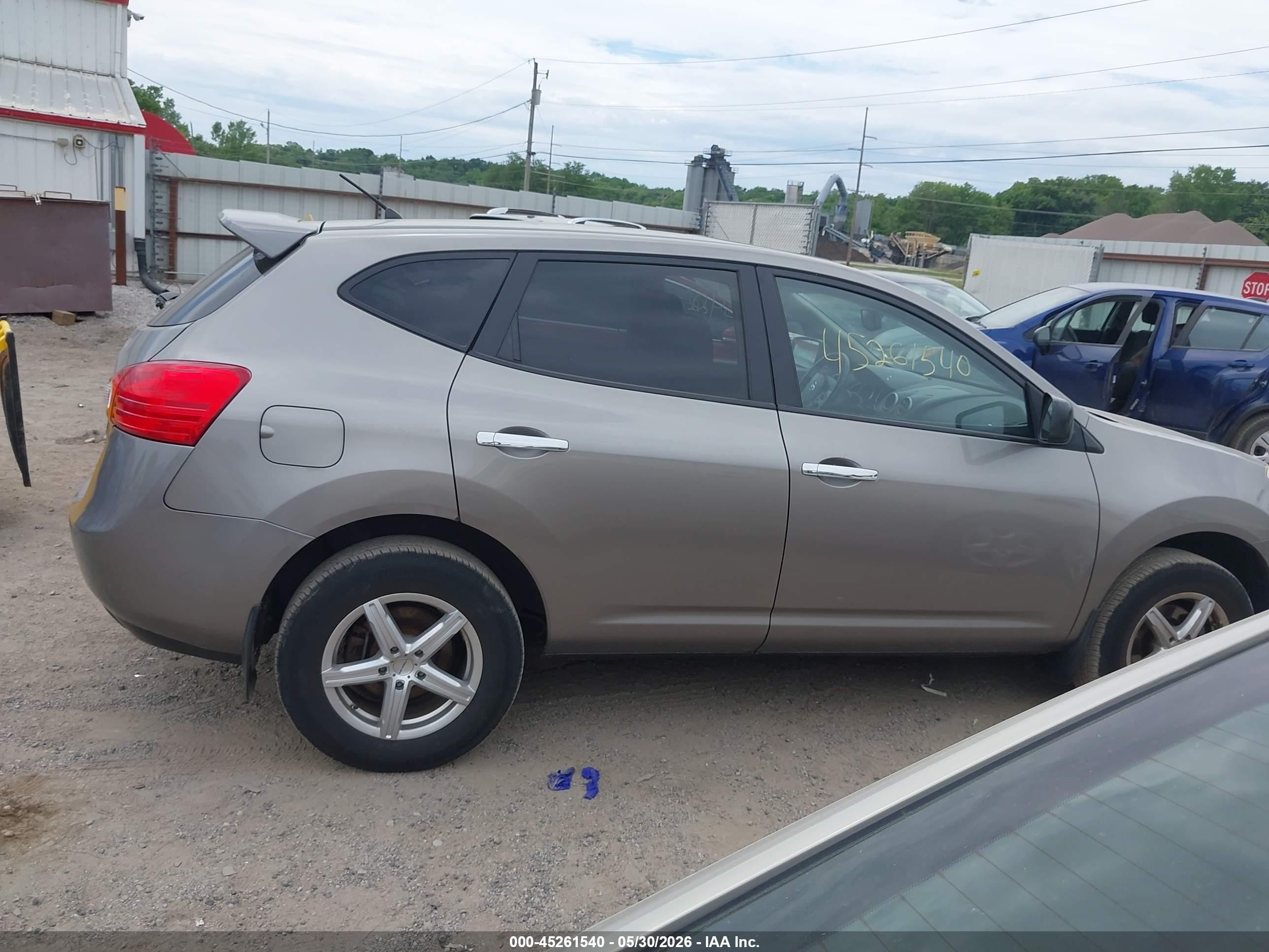 2010 Nissan Rogue S Gray vin: JN8AS5MV3AW147255