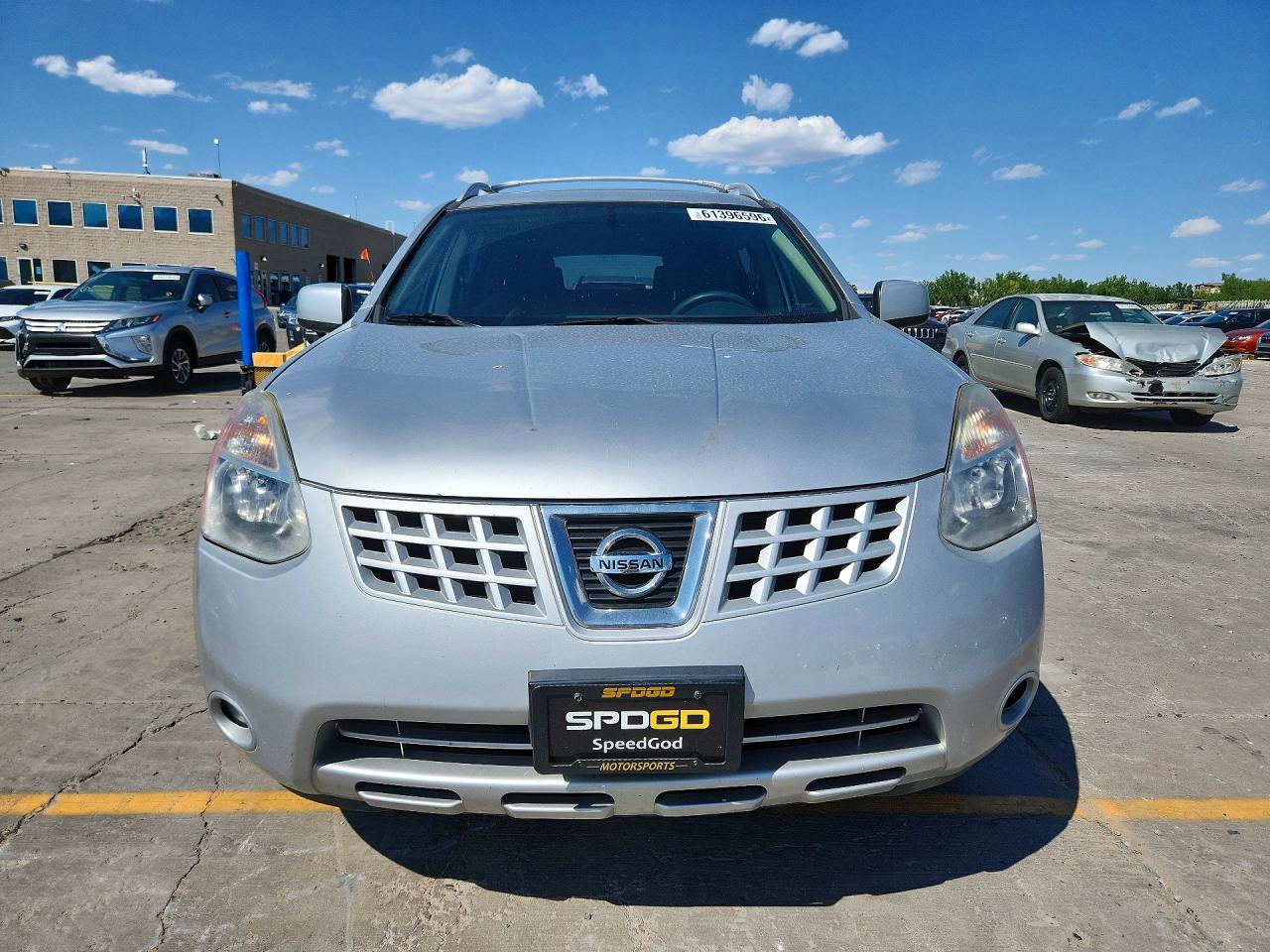 2010 Nissan Rogue S Silver vin: JN8AS5MV3AW602606