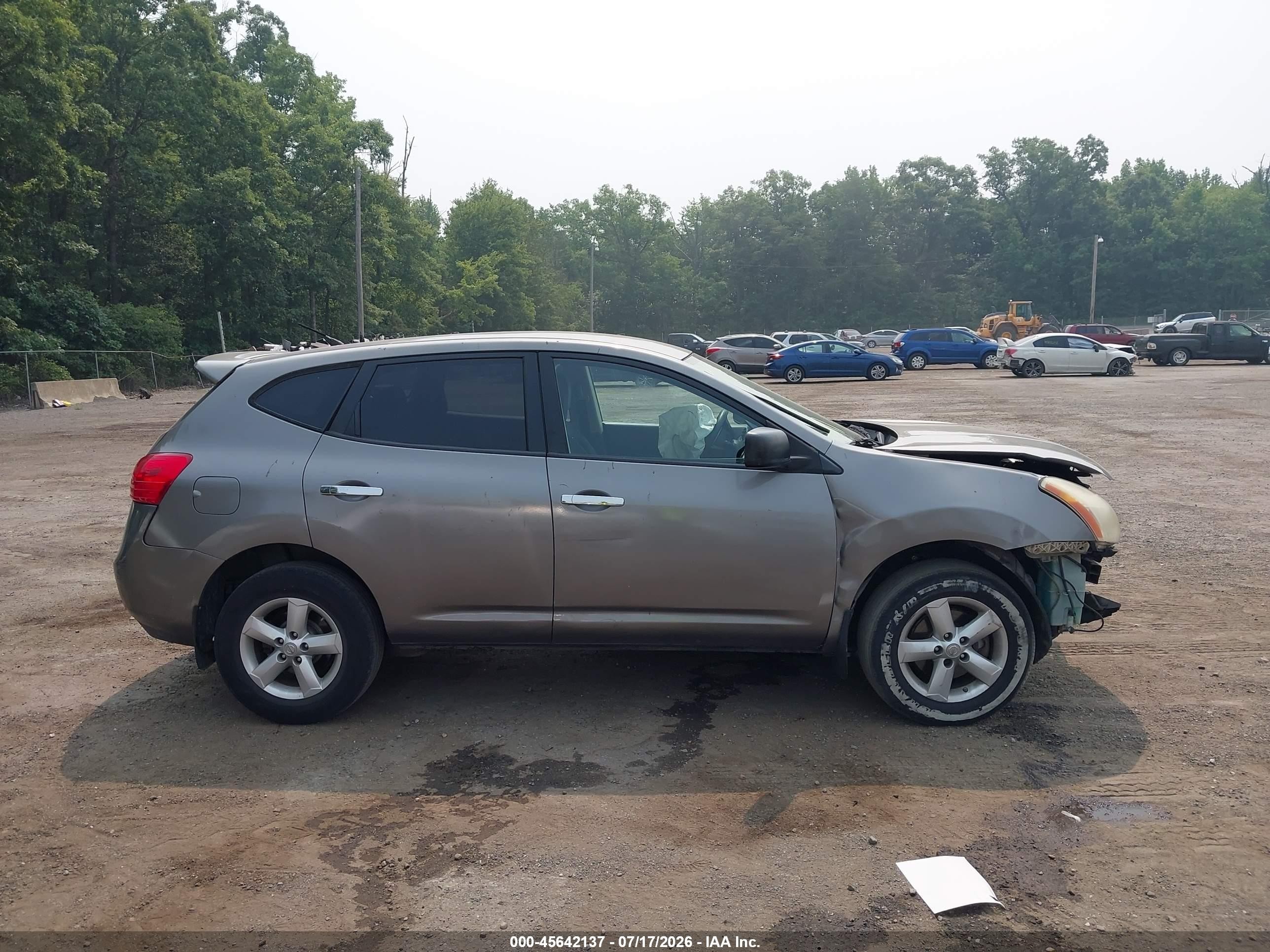 2010 Nissan Rogue S Золотой vin: JN8AS5MV3AW612083
