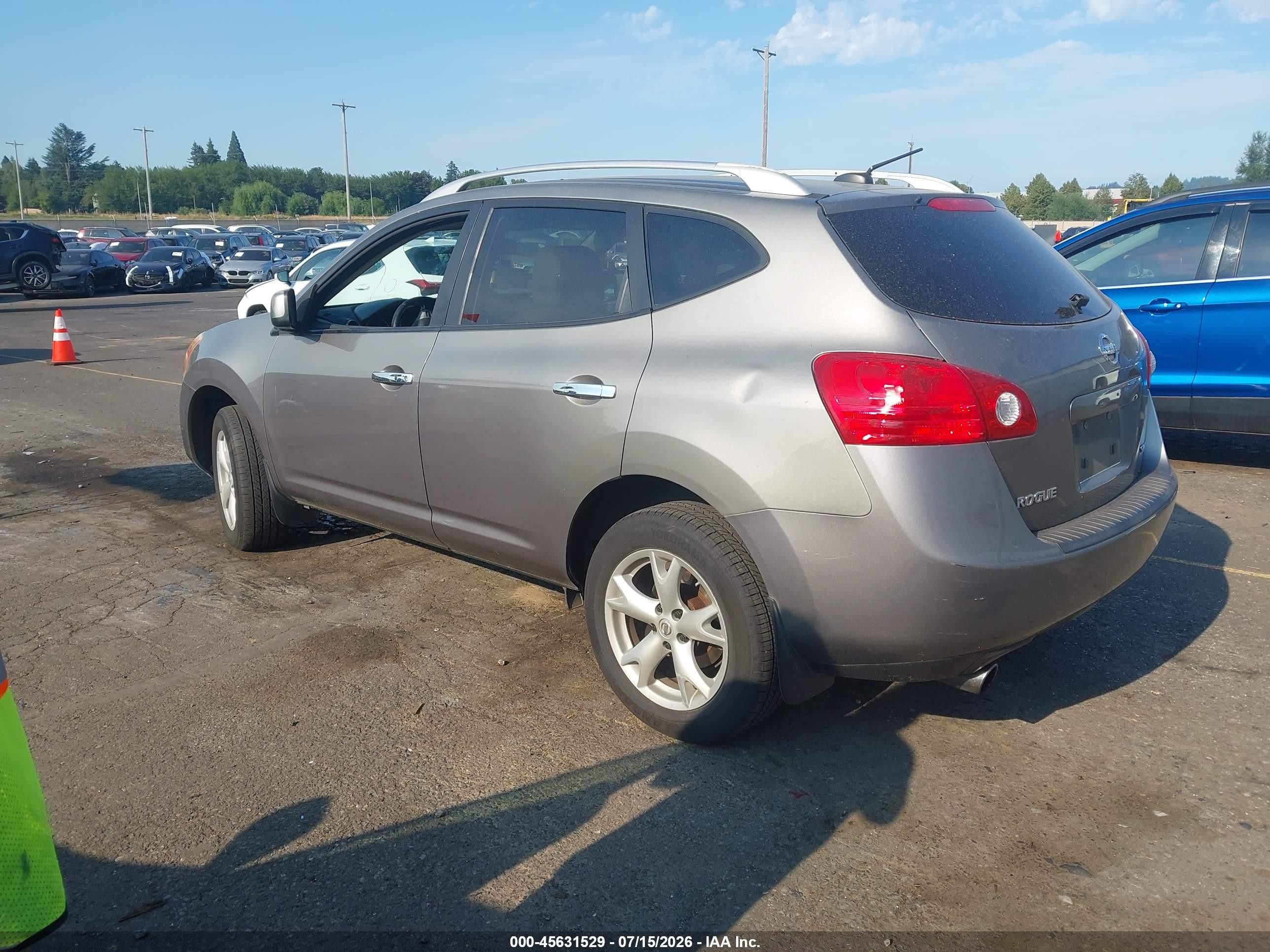 2010 Nissan Rogue Sl Gold vin: JN8AS5MV3AW612312