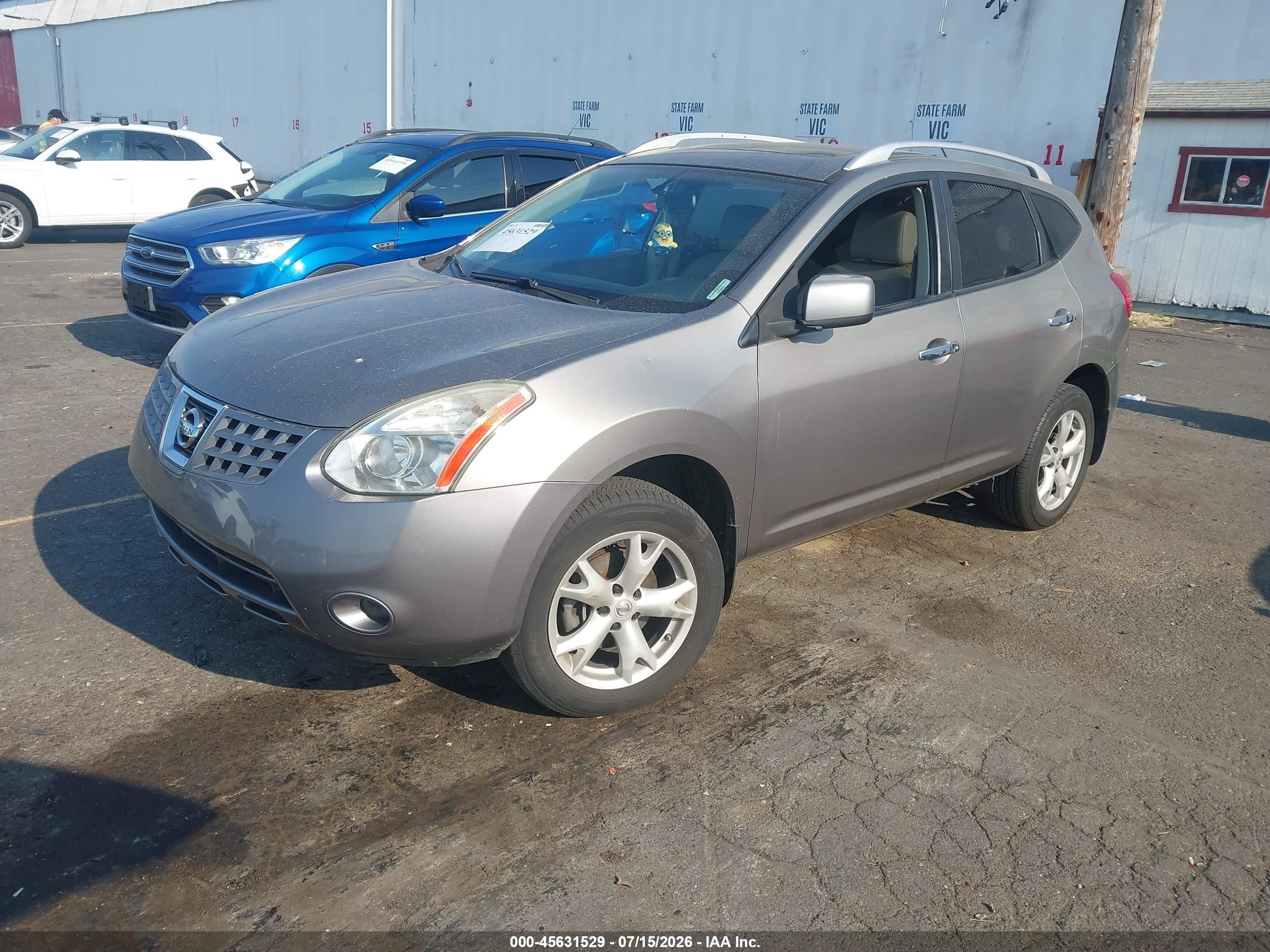2010 Nissan Rogue Sl Gold vin: JN8AS5MV3AW612312