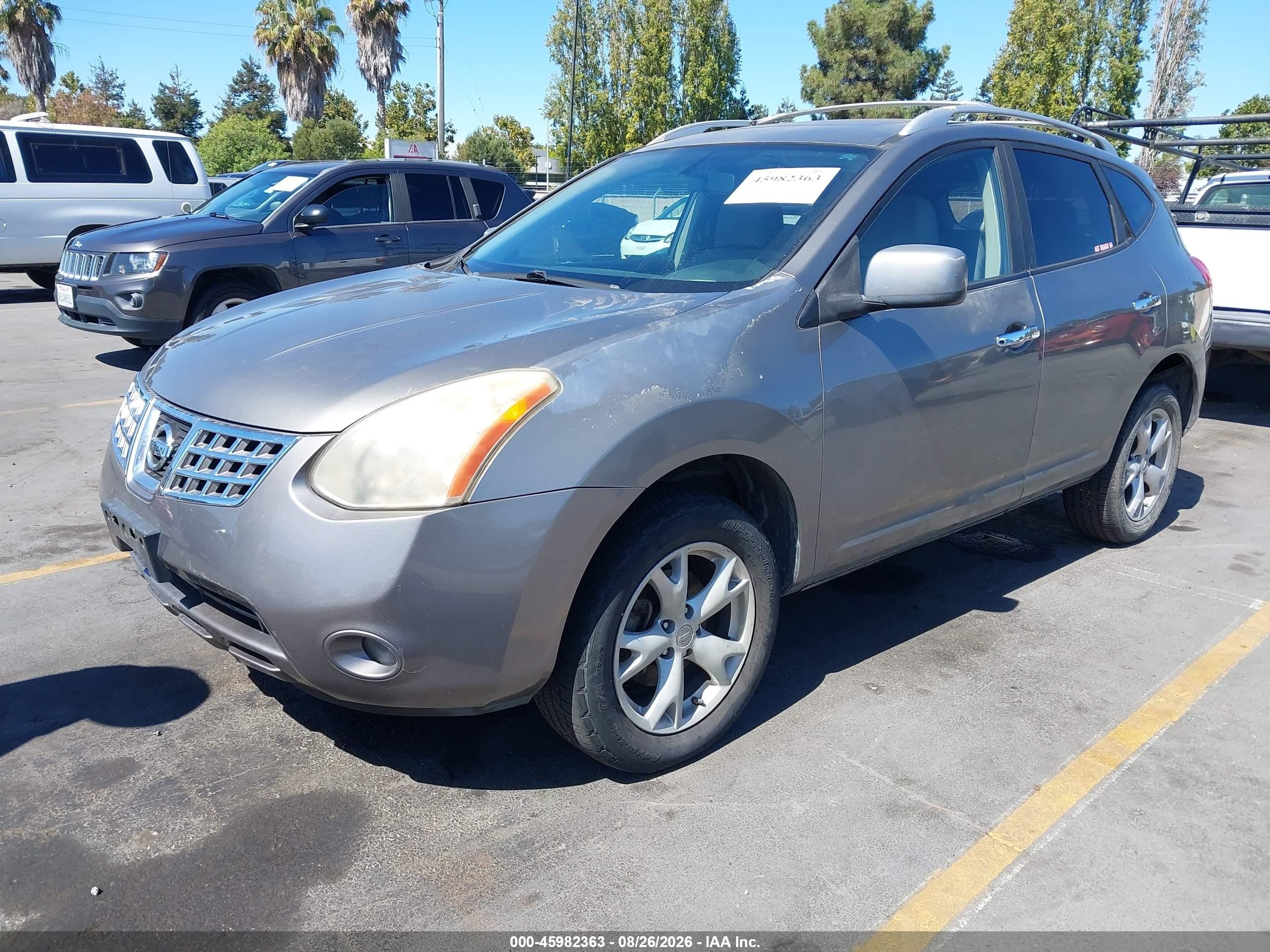 2010 Nissan Rogue Sl Gray vin: JN8AS5MV3AW612892