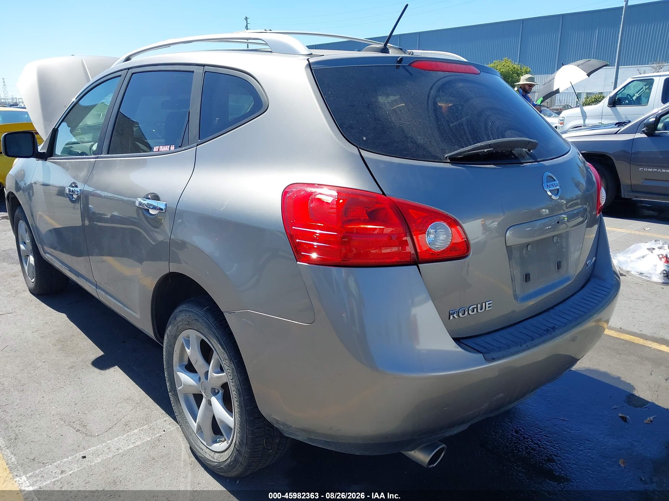 2010 Nissan Rogue Sl Gray vin: JN8AS5MV3AW612892