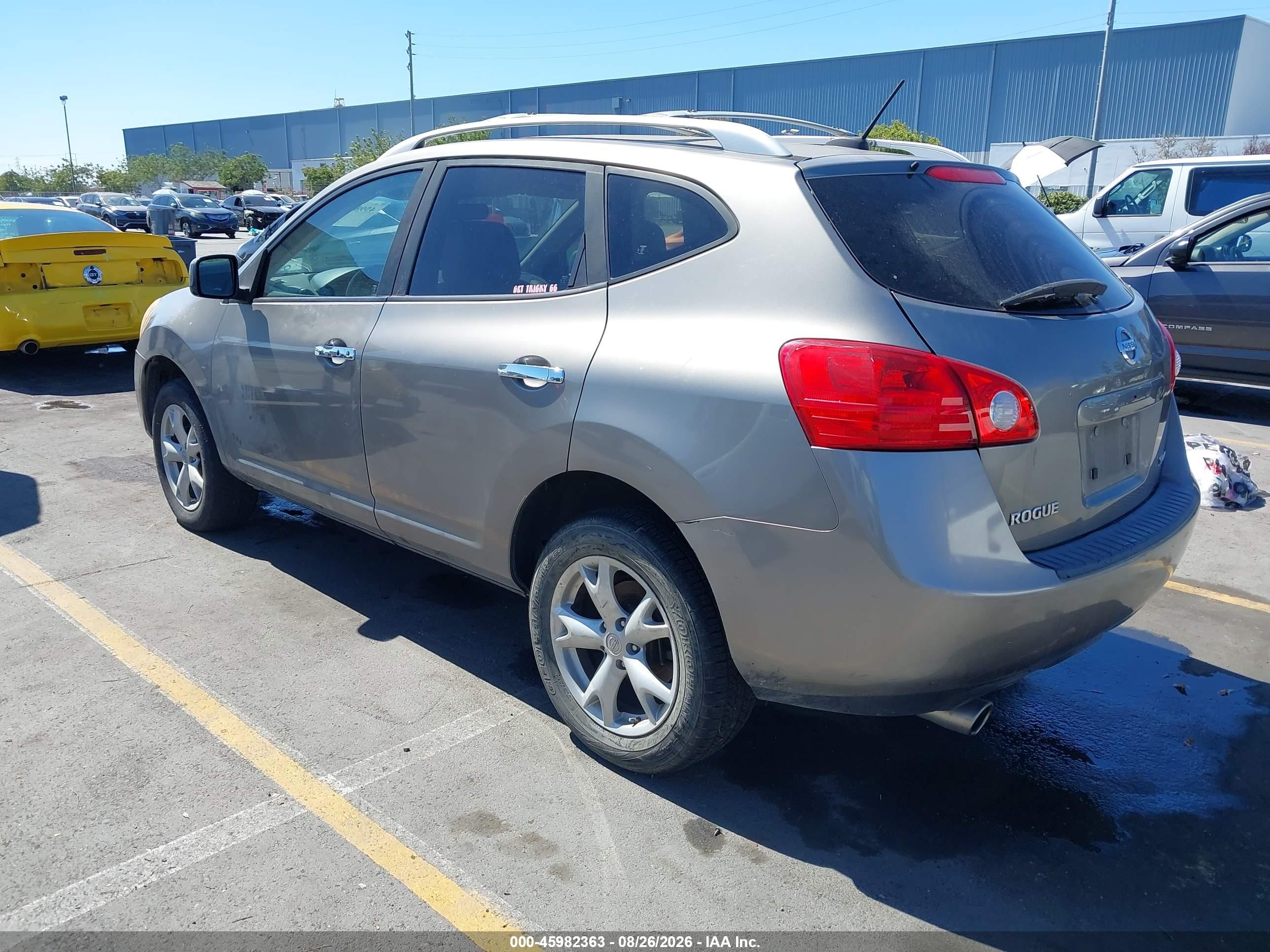 2010 Nissan Rogue Sl Gray vin: JN8AS5MV3AW612892
