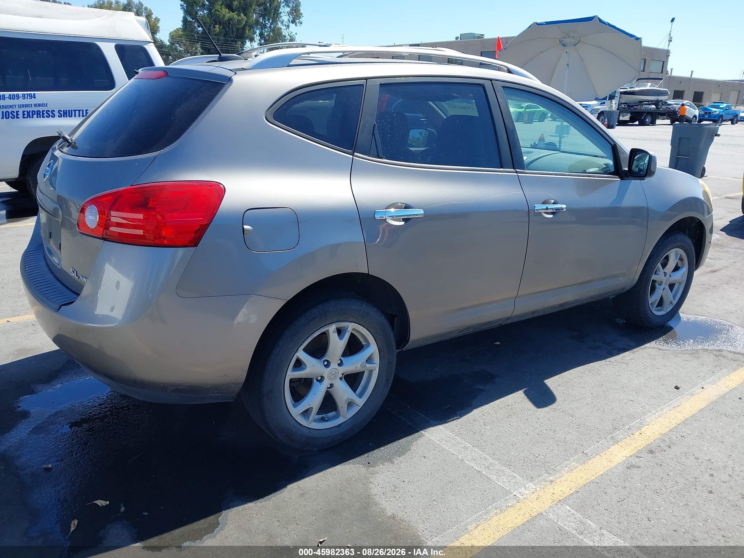 2010 Nissan Rogue Sl Gray vin: JN8AS5MV3AW612892