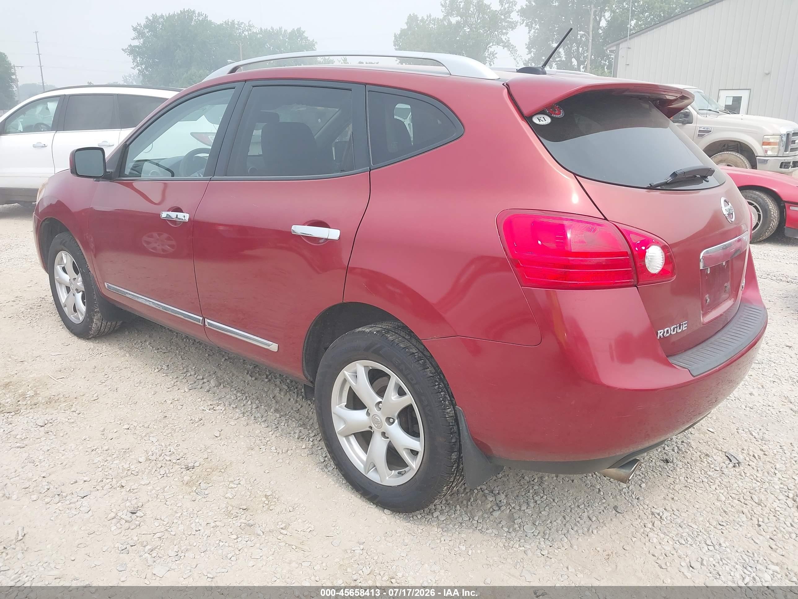 2011 Nissan Rogue Sv Темно-бордовый vin: JN8AS5MV3BW255179