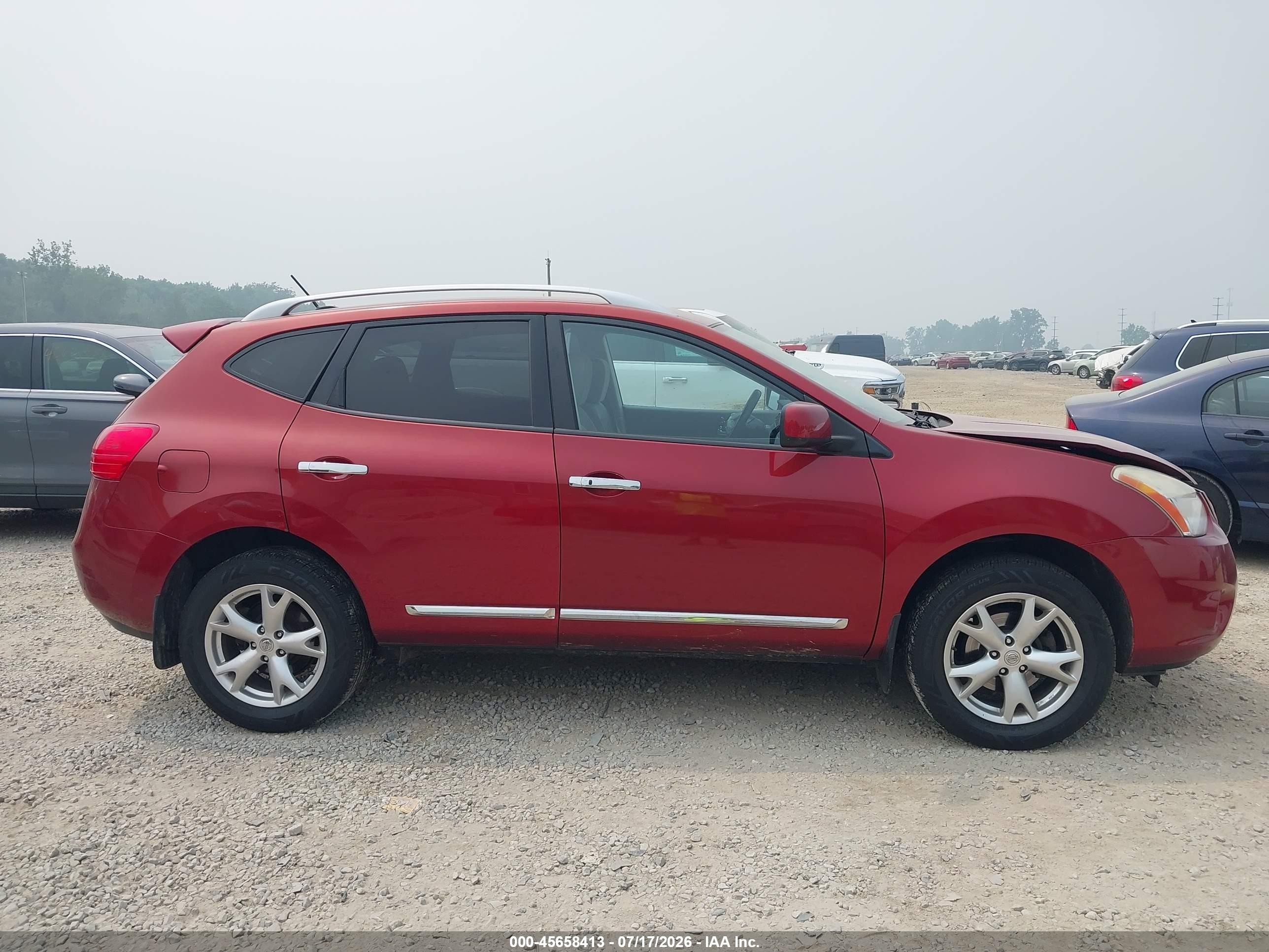 2011 Nissan Rogue Sv Темно-бордовый vin: JN8AS5MV3BW255179