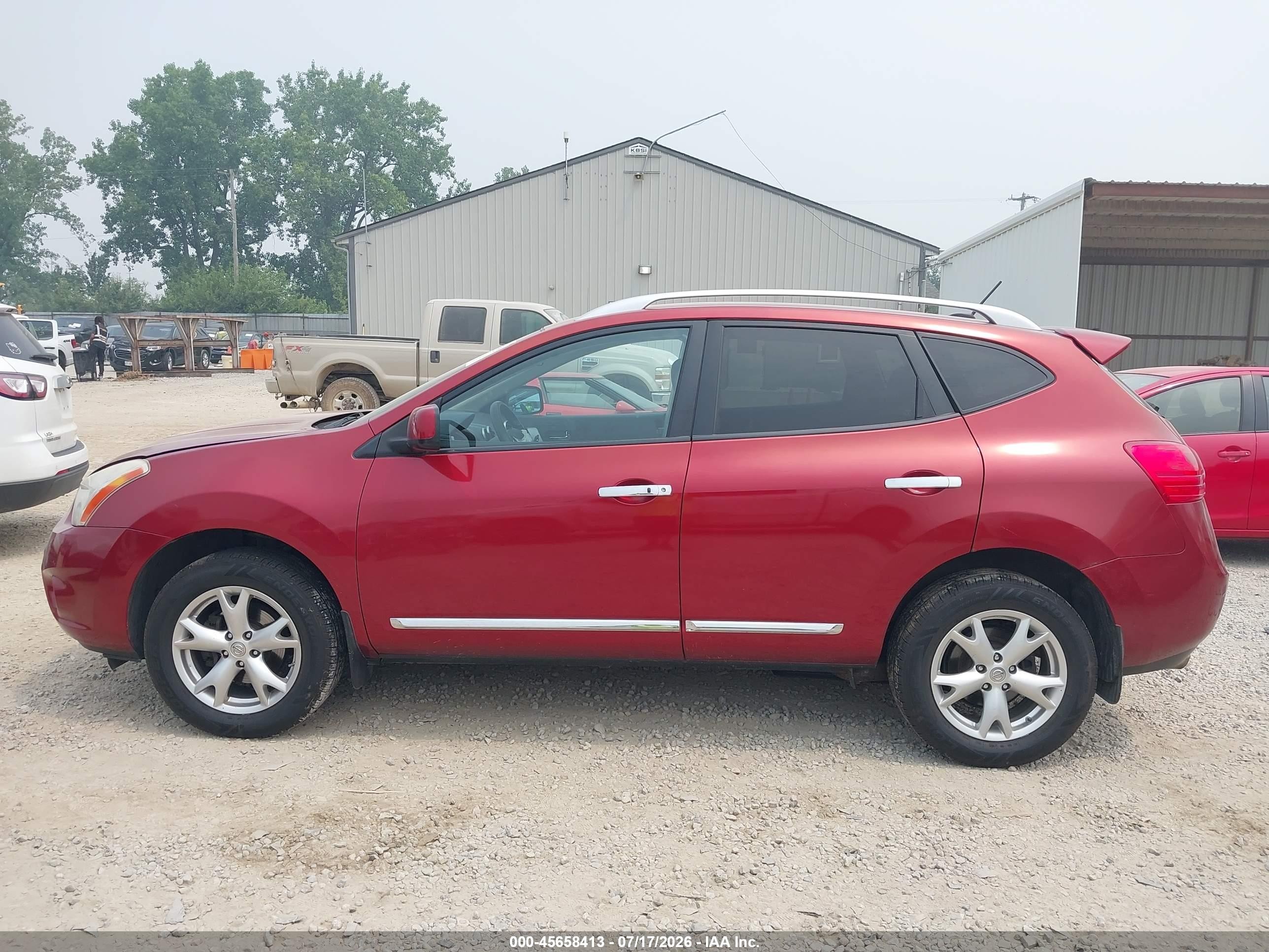 2011 Nissan Rogue Sv Темно-бордовый vin: JN8AS5MV3BW255179