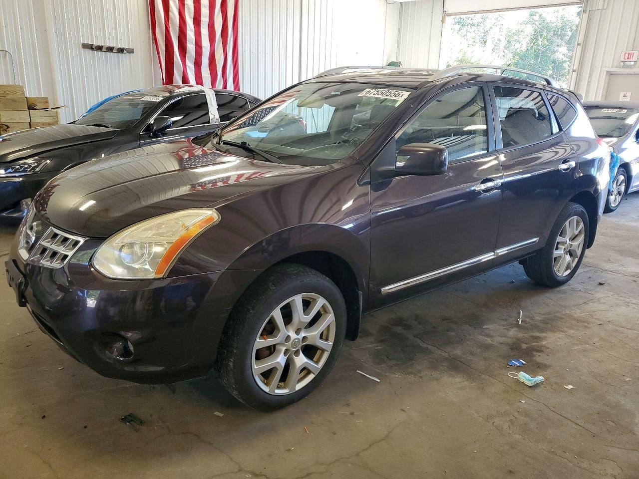 2011 Nissan Rogue S Purple vin: JN8AS5MV3BW256736