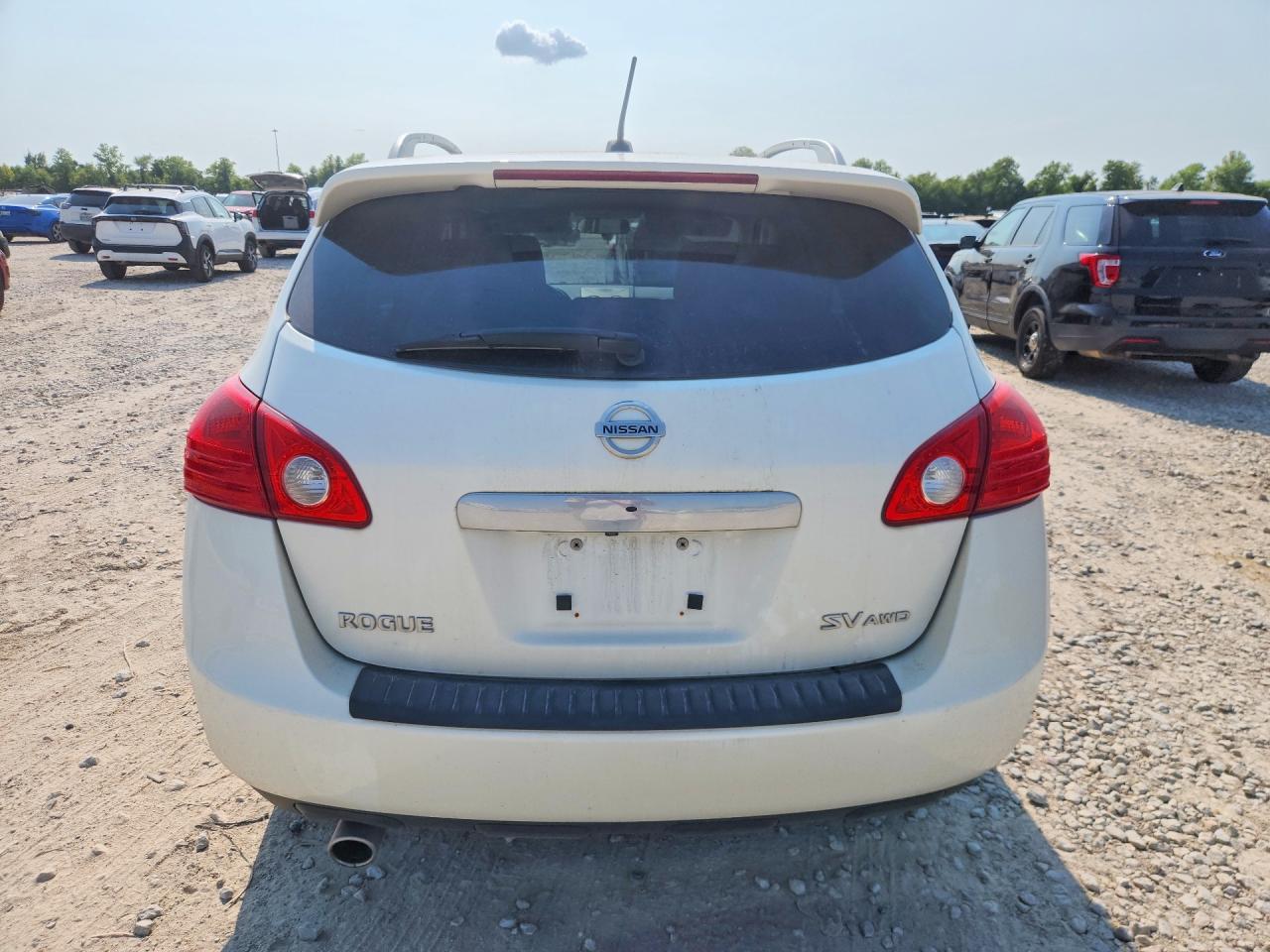 2011 Nissan Rogue S White vin: JN8AS5MV3BW261516