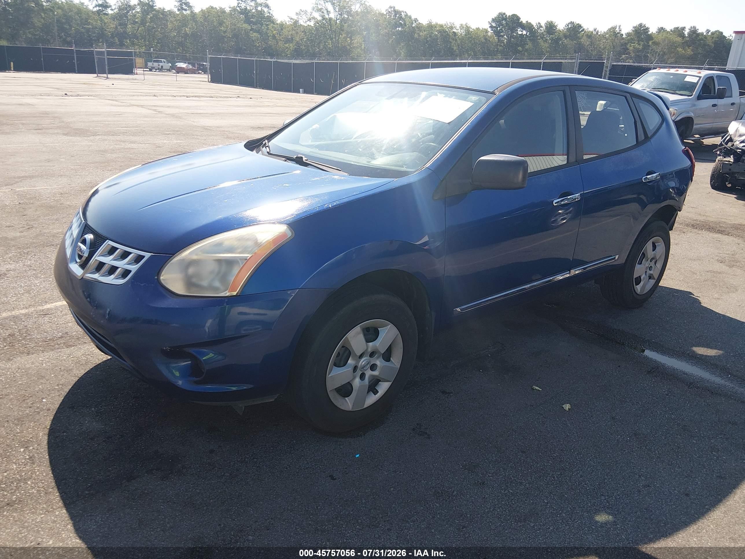 2011 Nissan Rogue S Синий vin: JN8AS5MV3BW262214