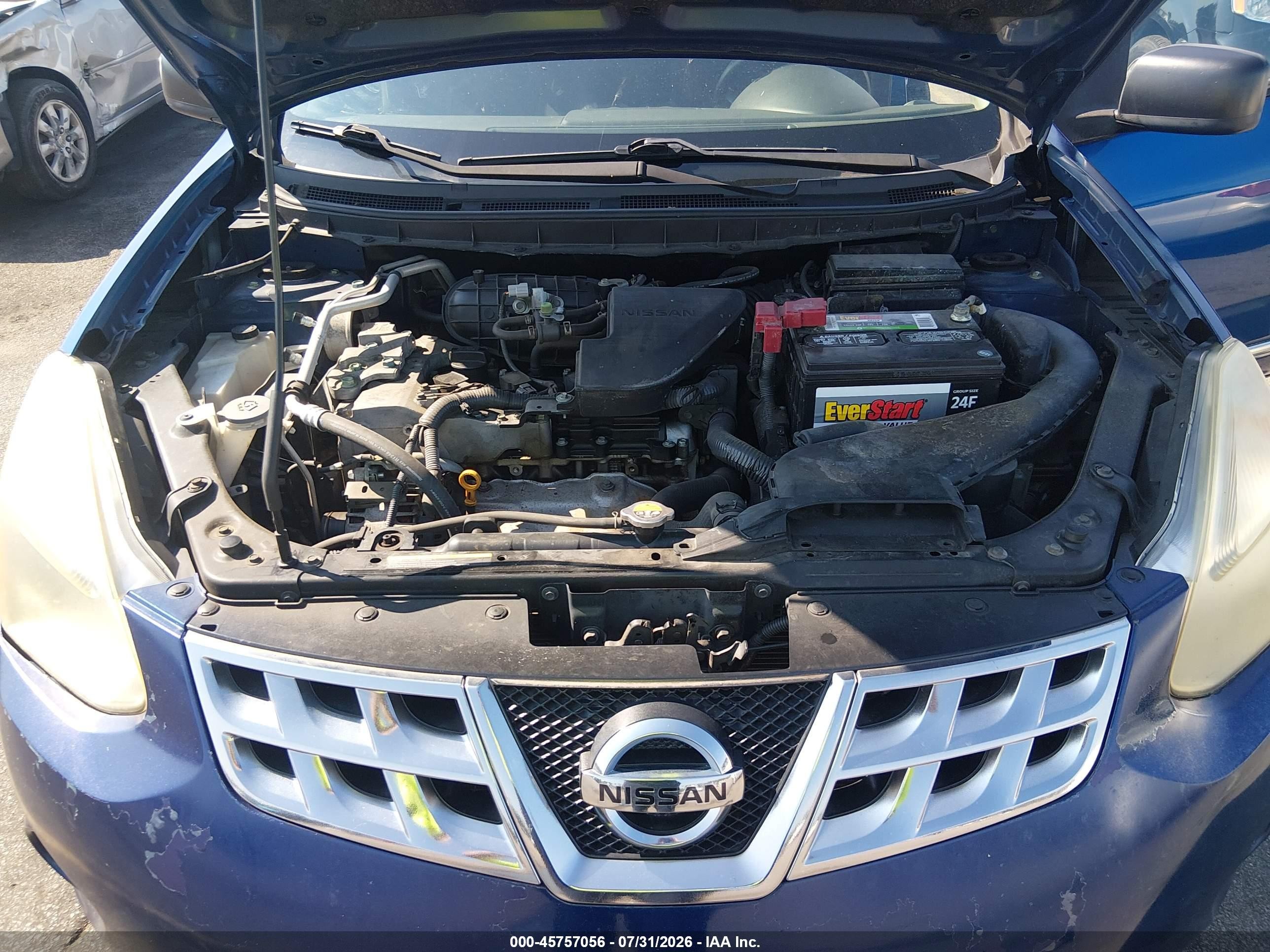 2011 Nissan Rogue S Синий vin: JN8AS5MV3BW262214