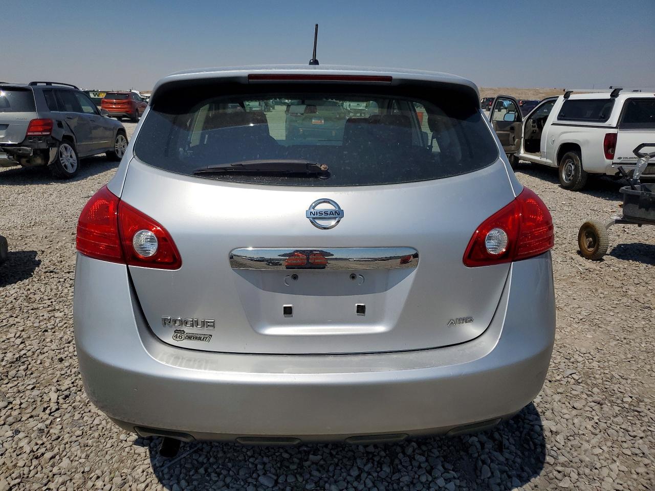 2011 Nissan Rogue S Silver vin: JN8AS5MV3BW265422
