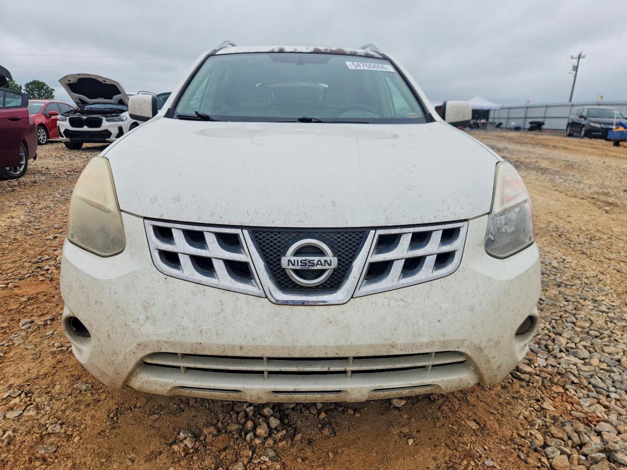 2011 Nissan Rogue S White vin: JN8AS5MV3BW283211