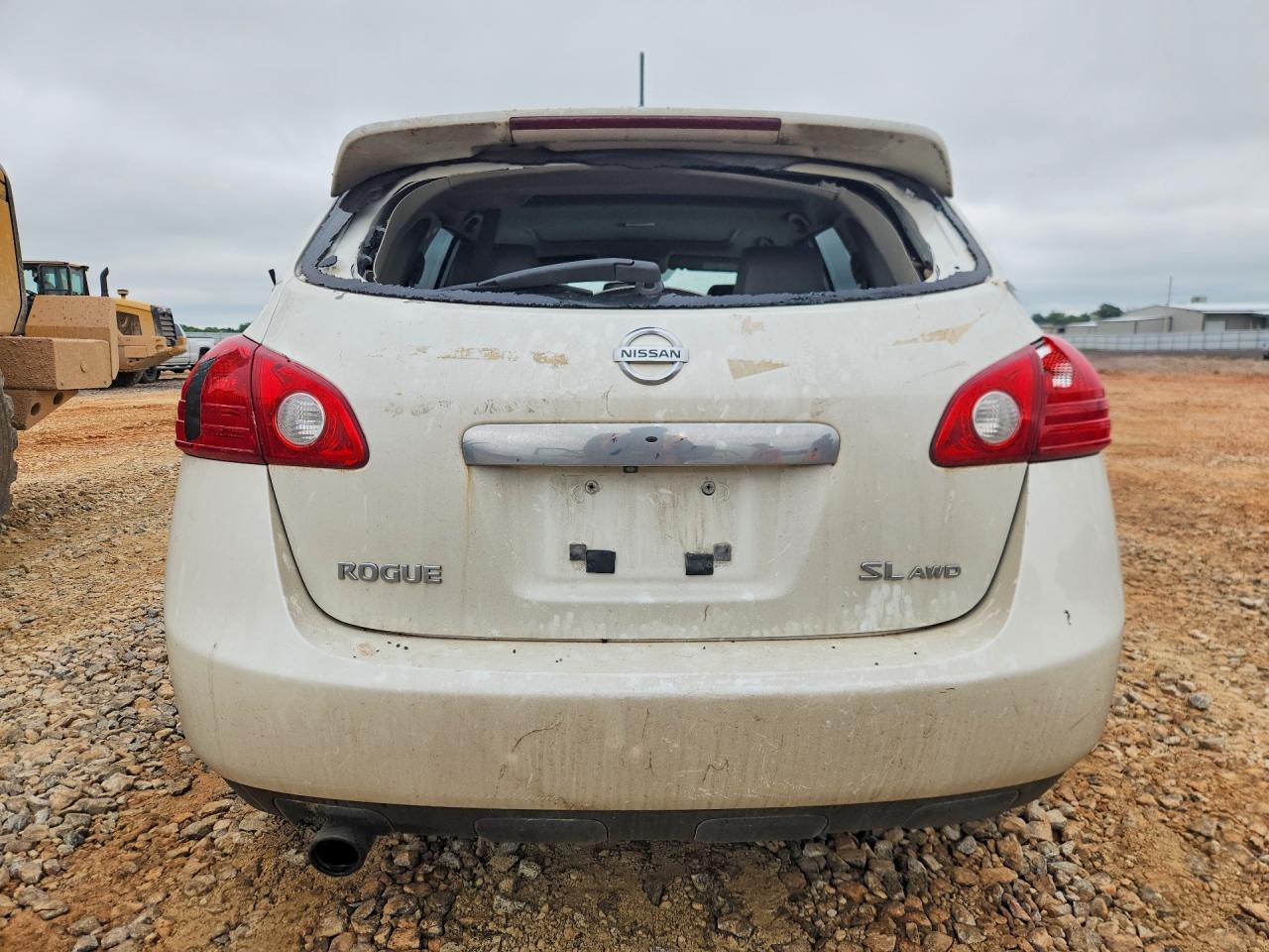 2011 Nissan Rogue S White vin: JN8AS5MV3BW283211