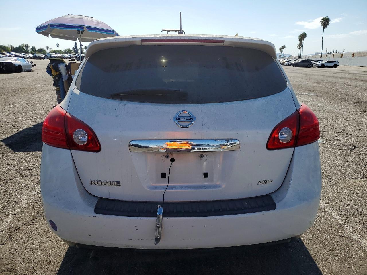 2011 Nissan Rogue S White vin: JN8AS5MV3BW301898