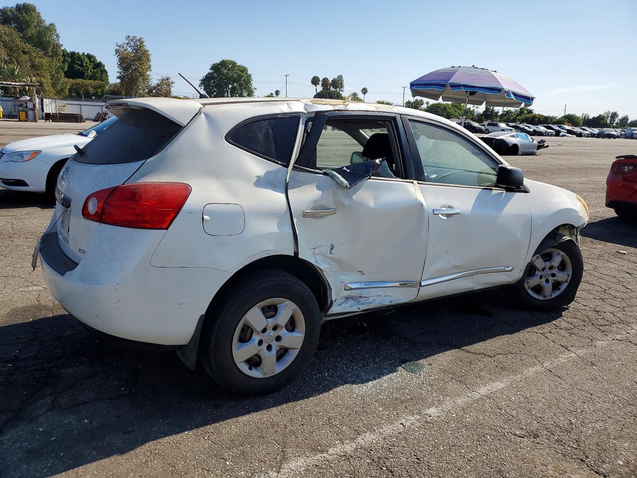 2011 Nissan Rogue S White vin: JN8AS5MV3BW301898