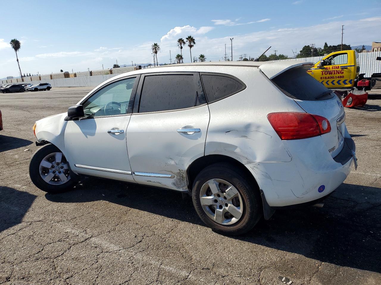 2011 Nissan Rogue S White vin: JN8AS5MV3BW301898
