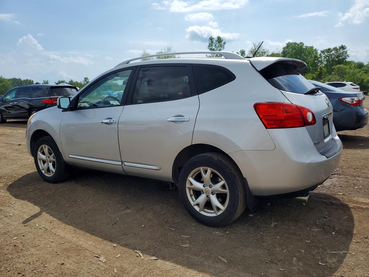2011 Nissan Rogue S Silver vin: JN8AS5MV3BW305479