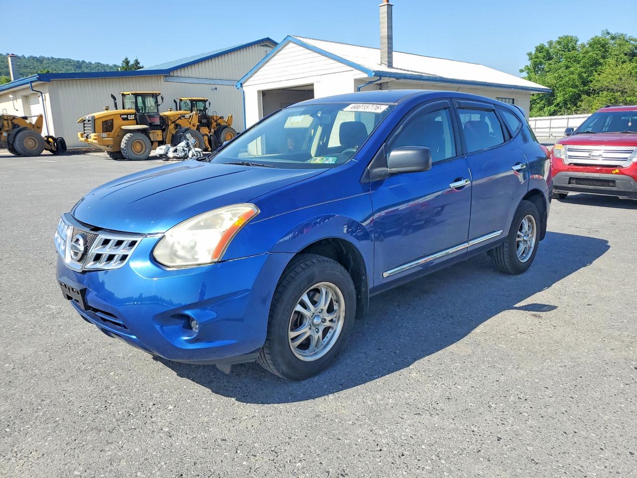 2011 Nissan Rogue S Blue vin: JN8AS5MV3BW315638