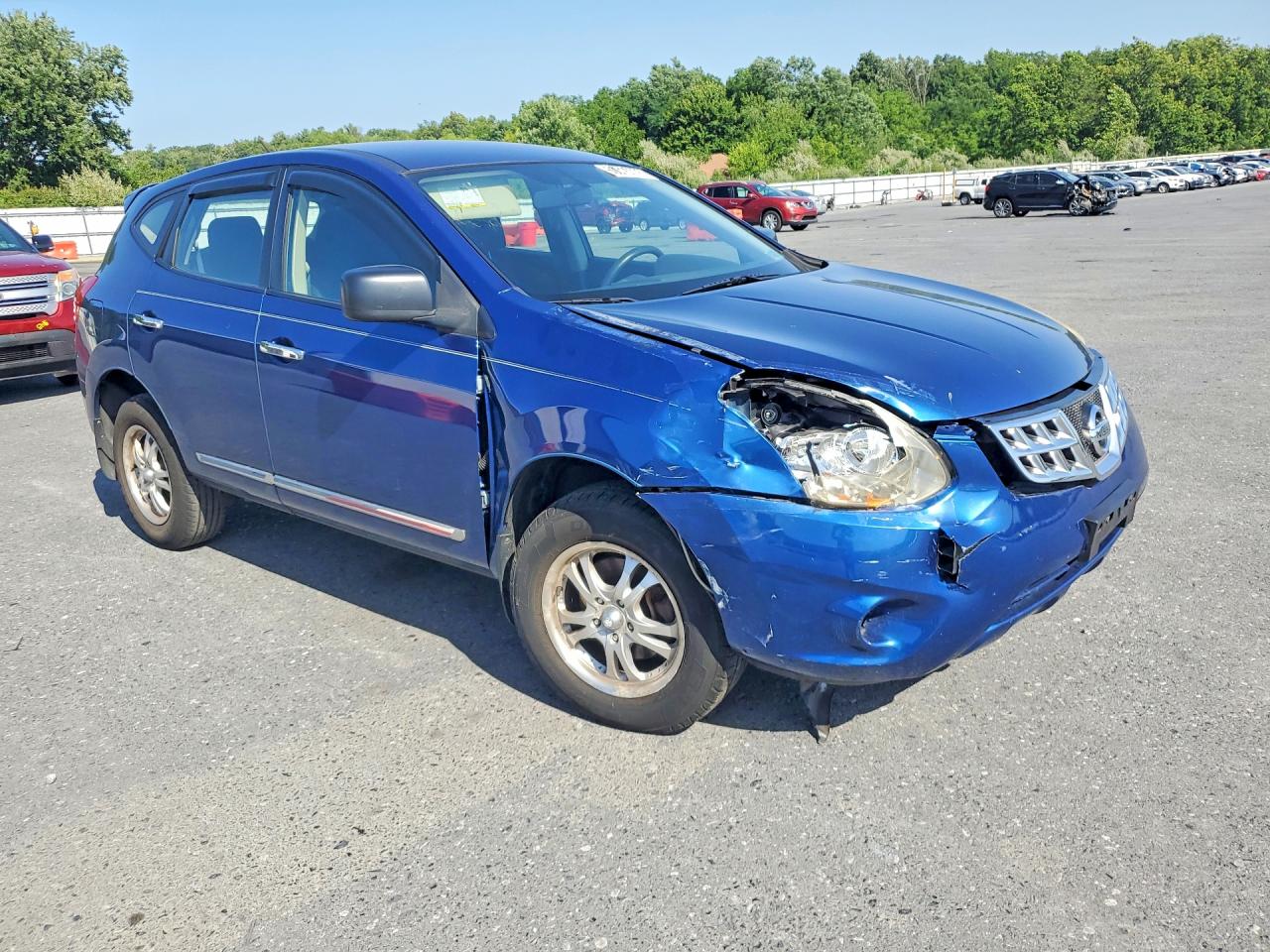2011 Nissan Rogue S Blue vin: JN8AS5MV3BW315638