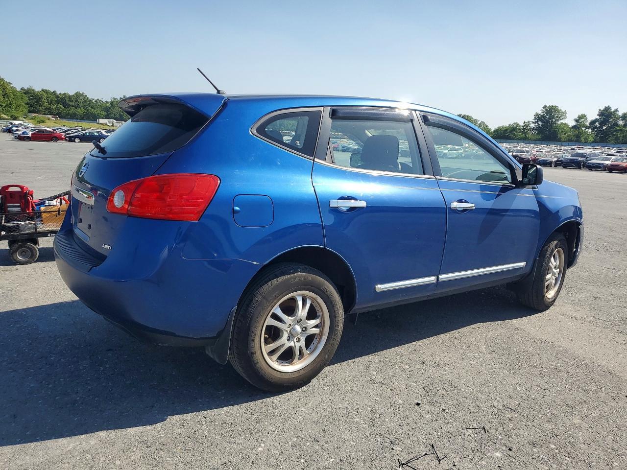 2011 Nissan Rogue S Blue vin: JN8AS5MV3BW315638