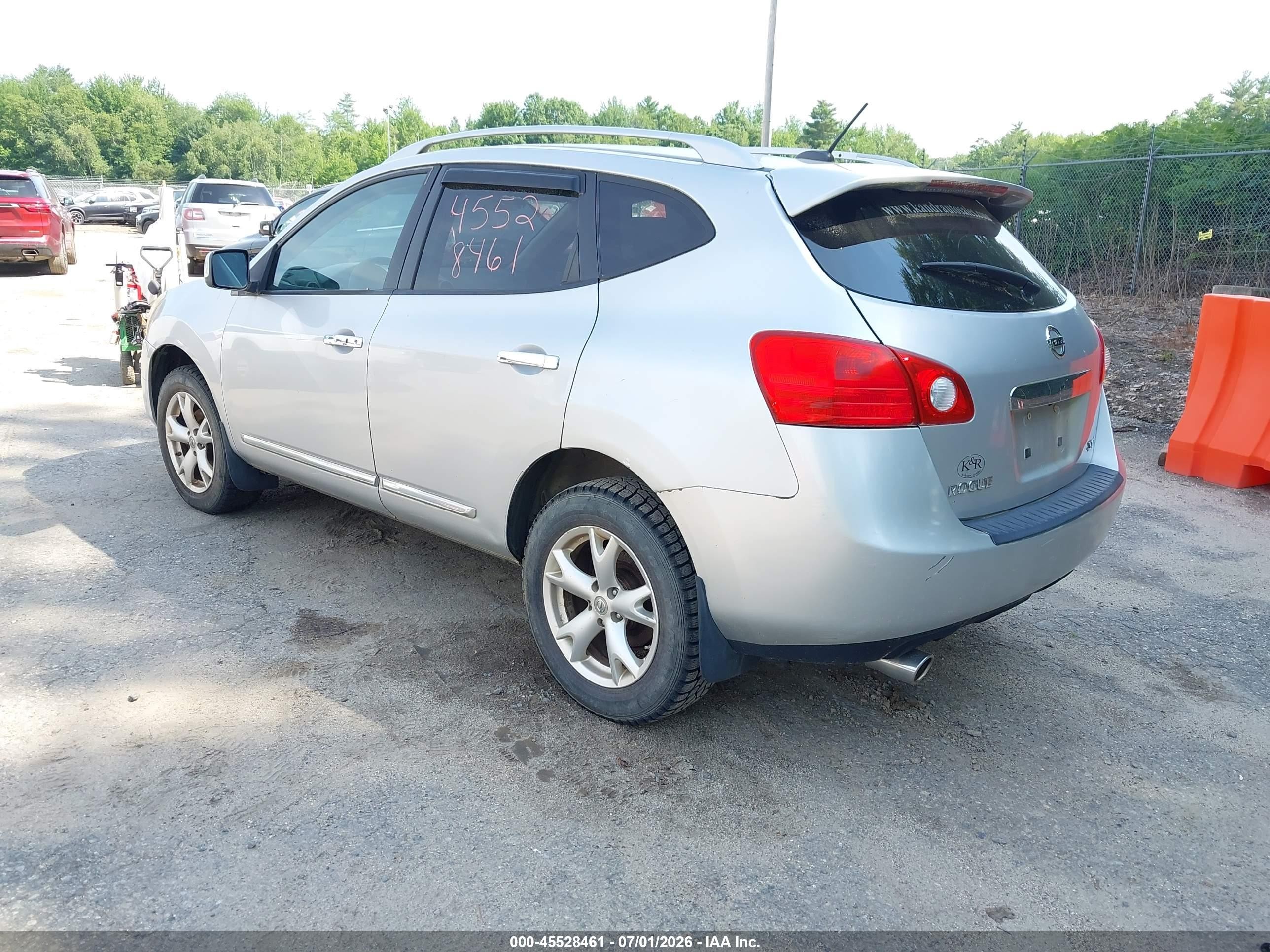 2011 Nissan Rogue Sv Silver vin: JN8AS5MV3BW672592