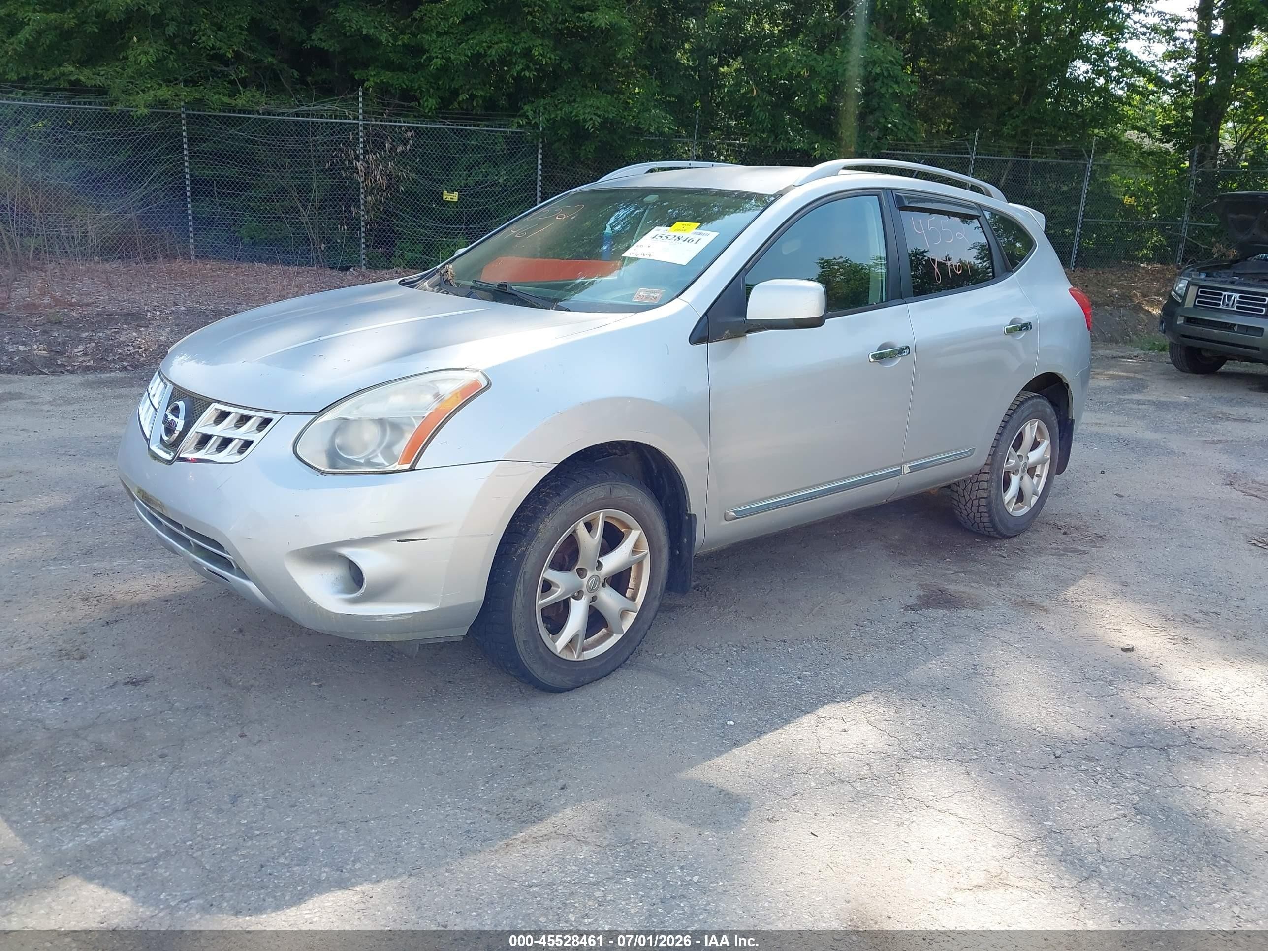 2011 Nissan Rogue Sv Silver vin: JN8AS5MV3BW672592