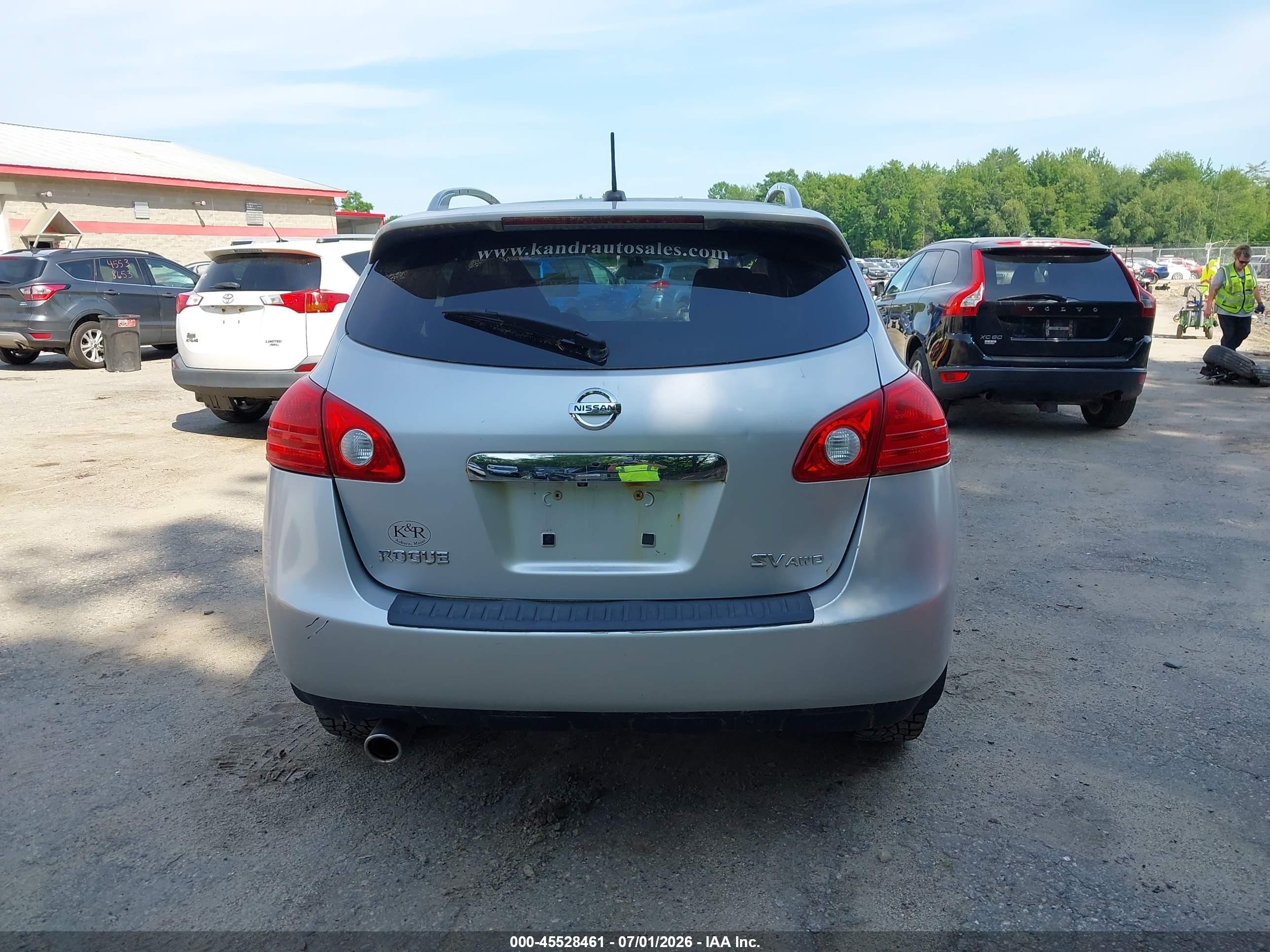 2011 Nissan Rogue Sv Silver vin: JN8AS5MV3BW672592