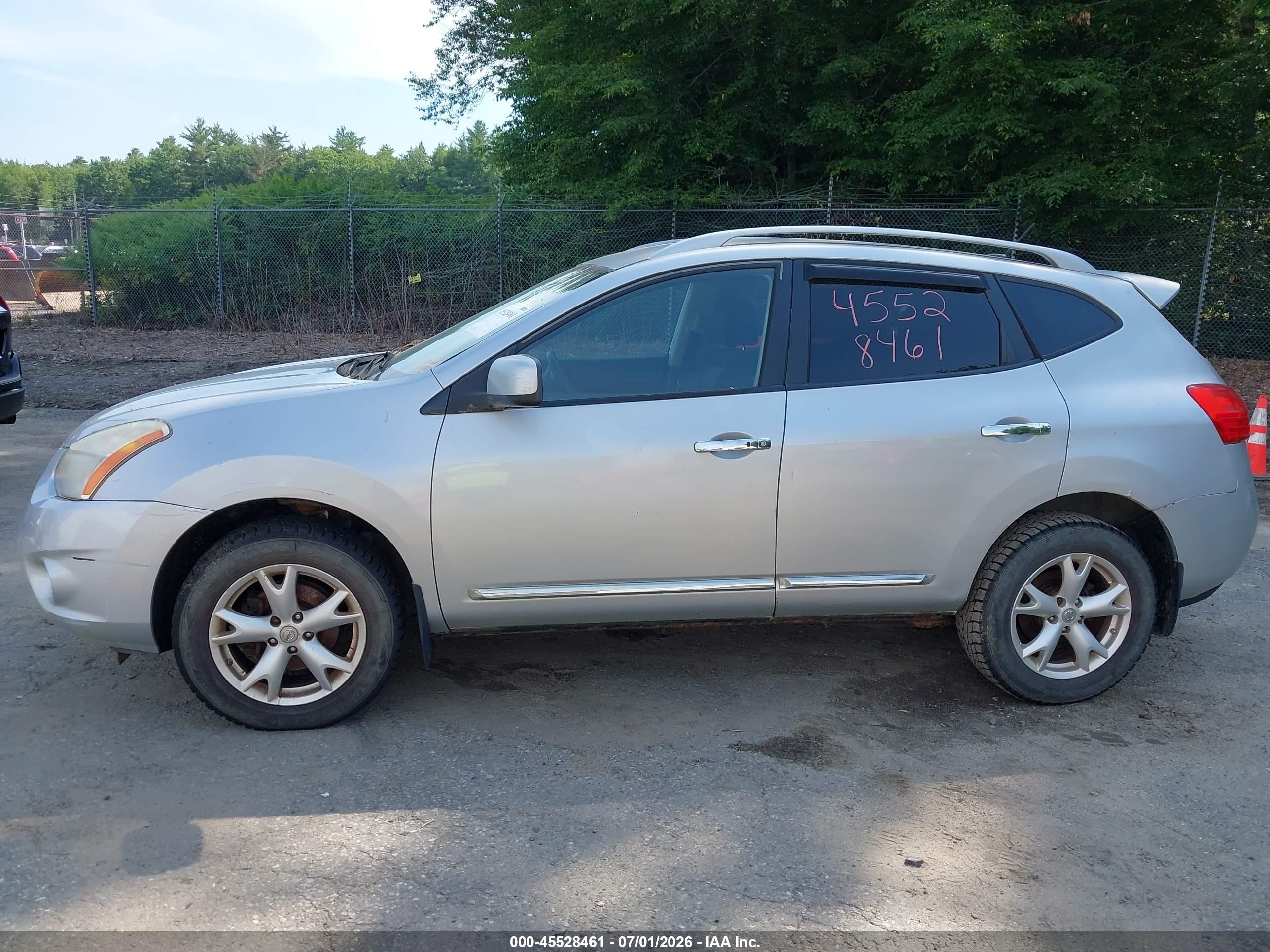 2011 Nissan Rogue Sv Silver vin: JN8AS5MV3BW672592
