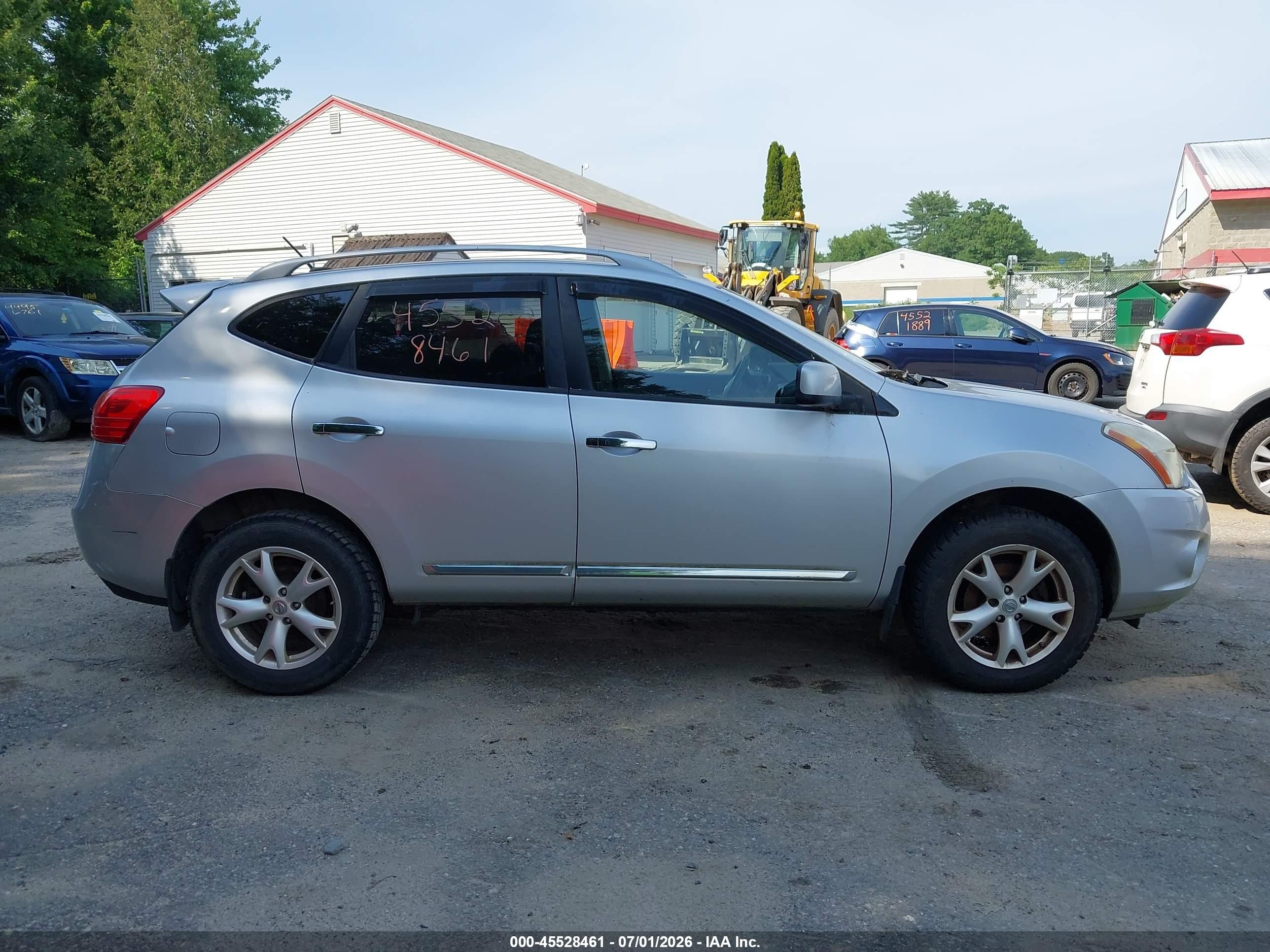 2011 Nissan Rogue Sv Silver vin: JN8AS5MV3BW672592