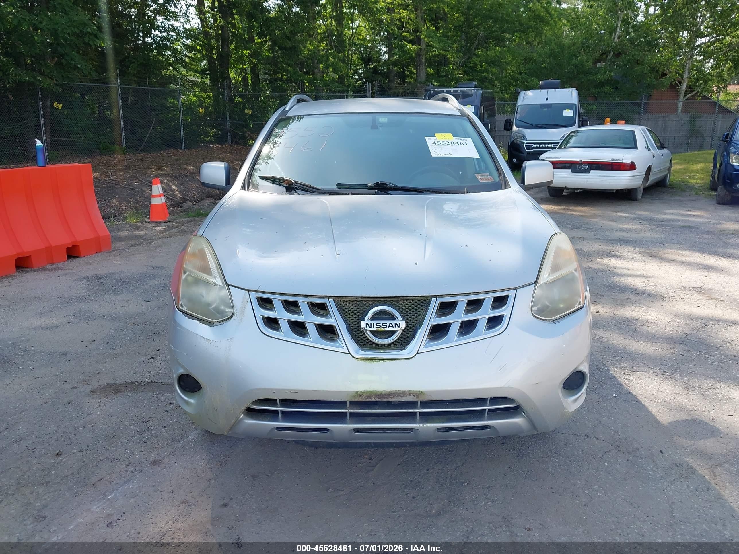 2011 Nissan Rogue Sv Silver vin: JN8AS5MV3BW672592