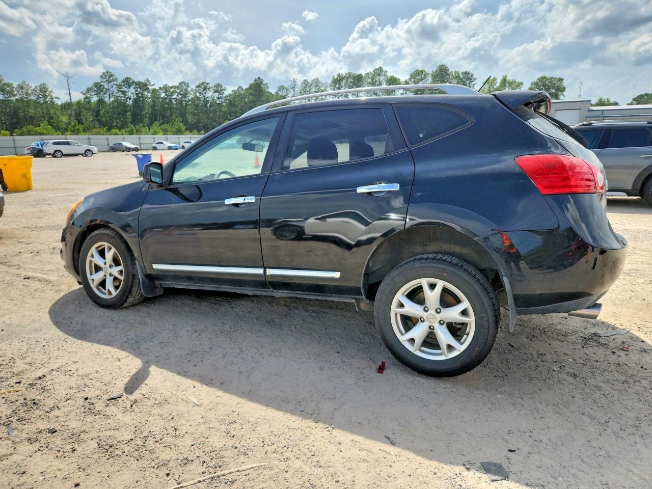 2011 Nissan Rogue S Black vin: JN8AS5MV3BW674309