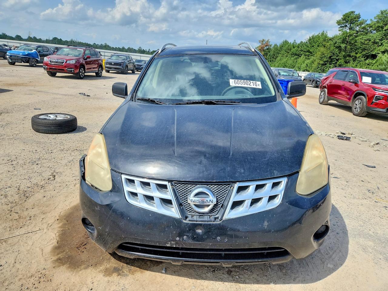 2011 Nissan Rogue S Black vin: JN8AS5MV3BW674309