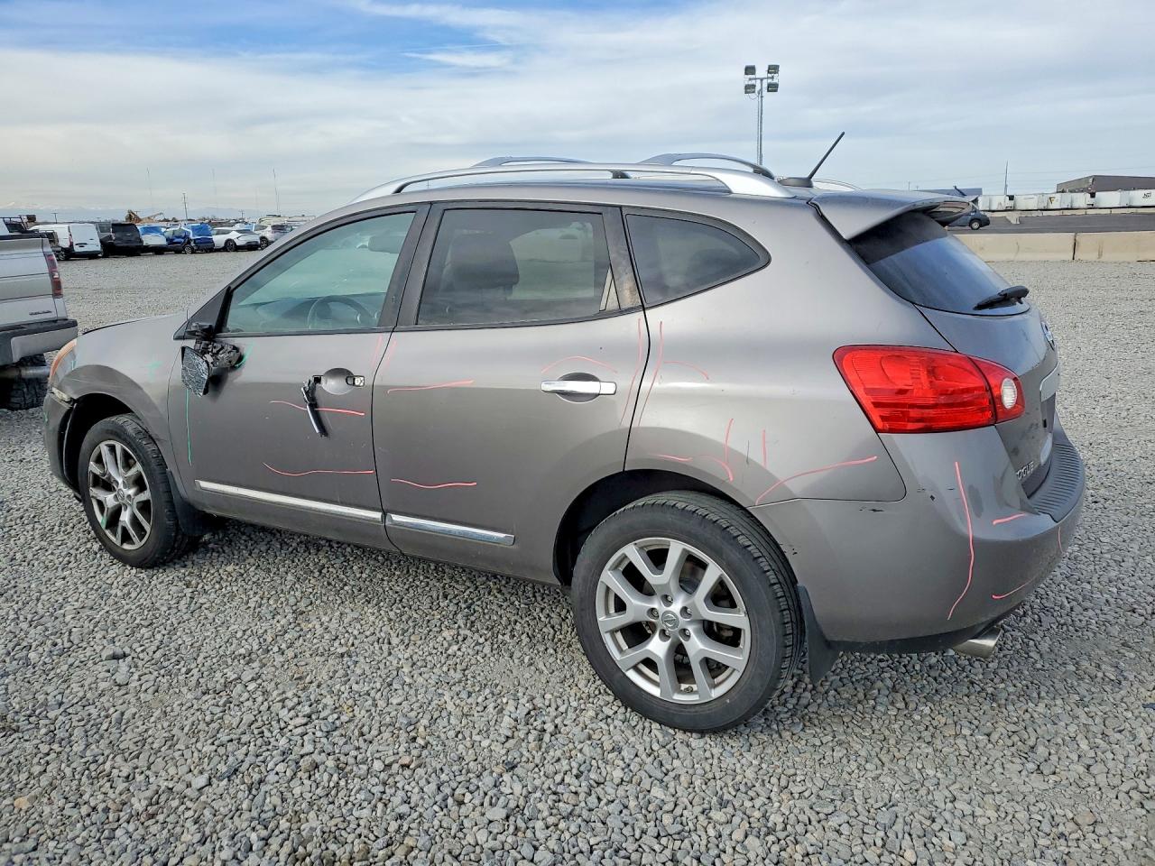 2011 Nissan Rogue S Gray vin: JN8AS5MV3BW681373