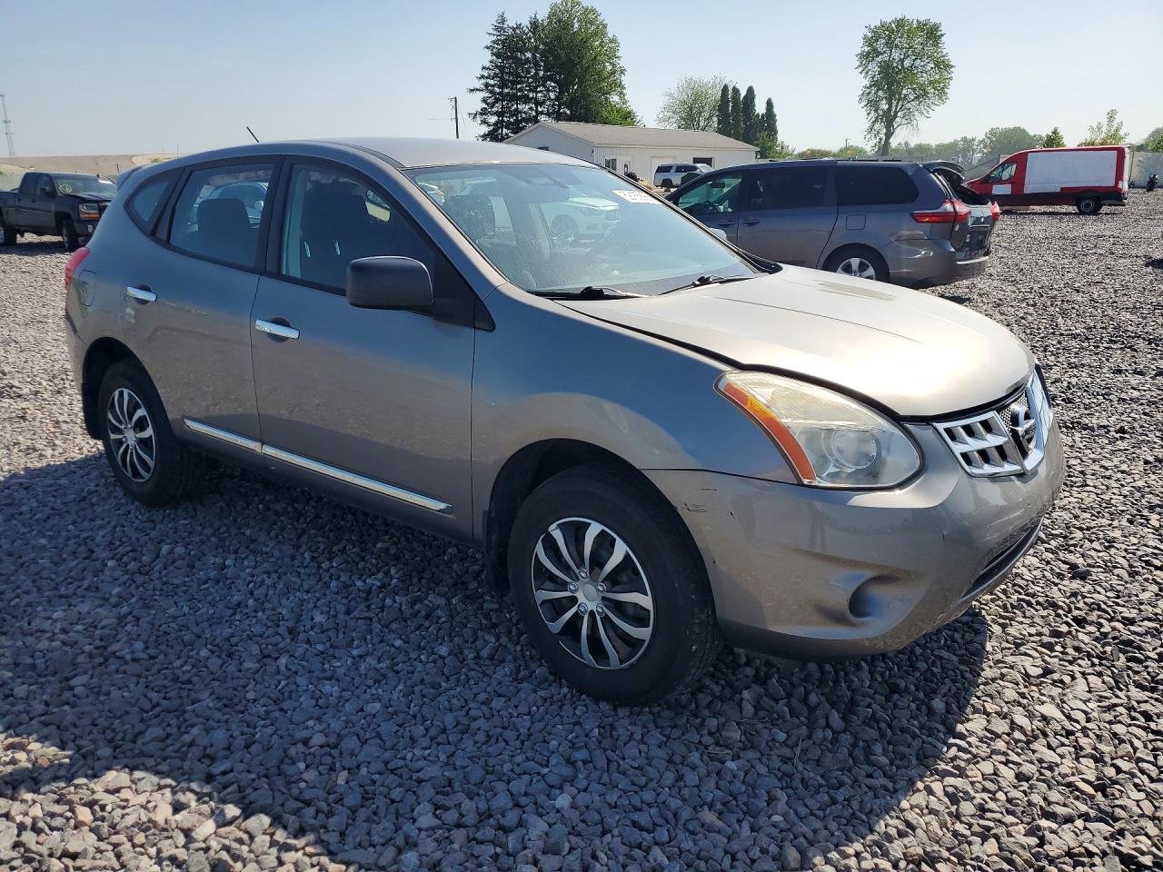 2011 Nissan Rogue S Gray vin: JN8AS5MV3BW682409