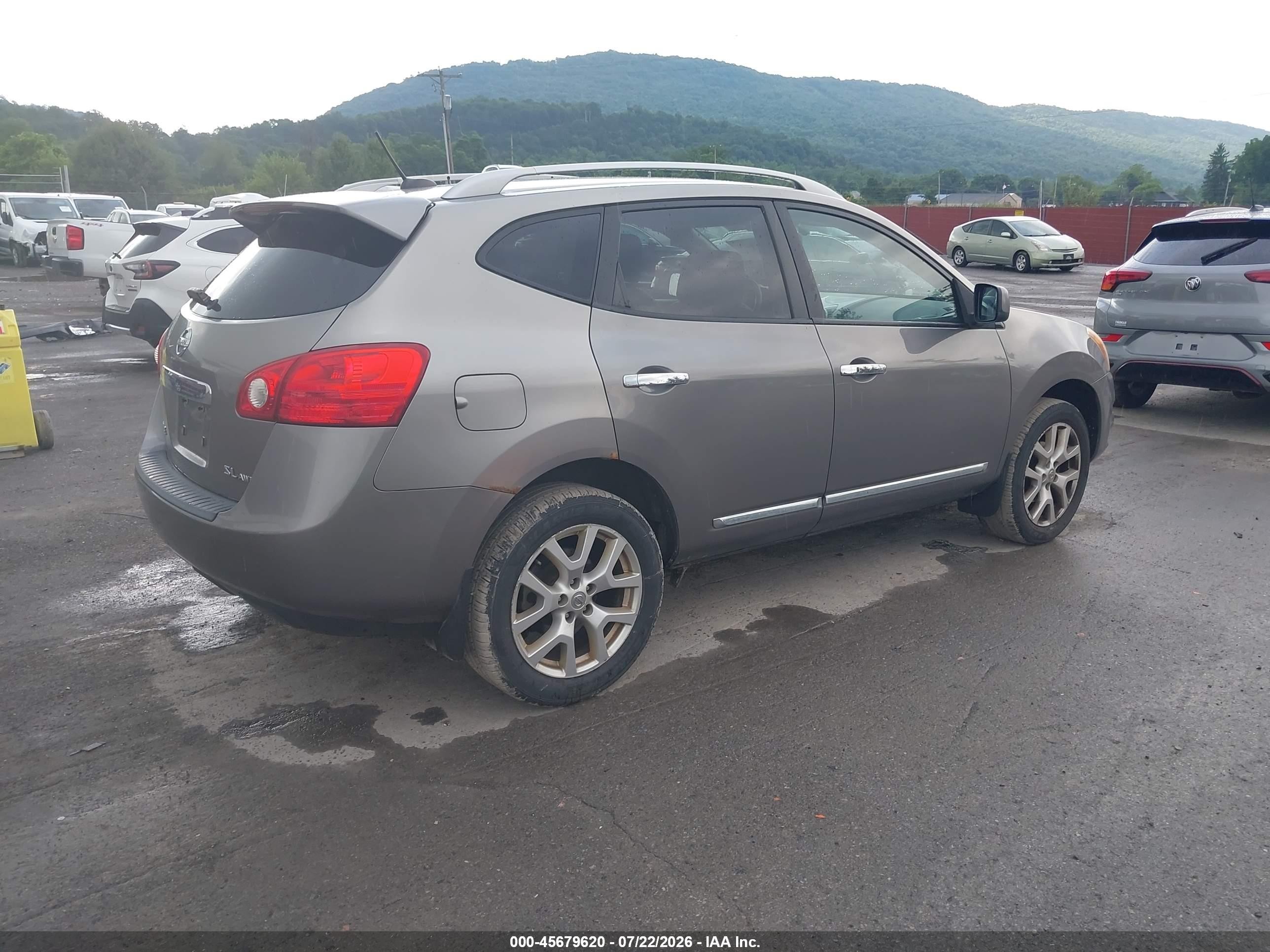 2011 Nissan Rogue Sv Gray vin: JN8AS5MV3BW686797
