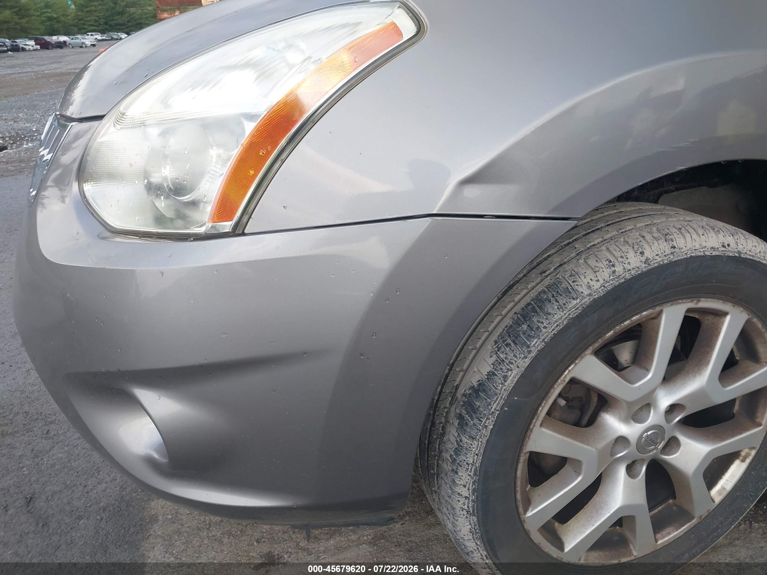 2011 Nissan Rogue Sv Gray vin: JN8AS5MV3BW686797
