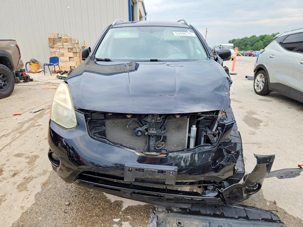 2011 Nissan Rogue S Черный vin: JN8AS5MV3BW687240