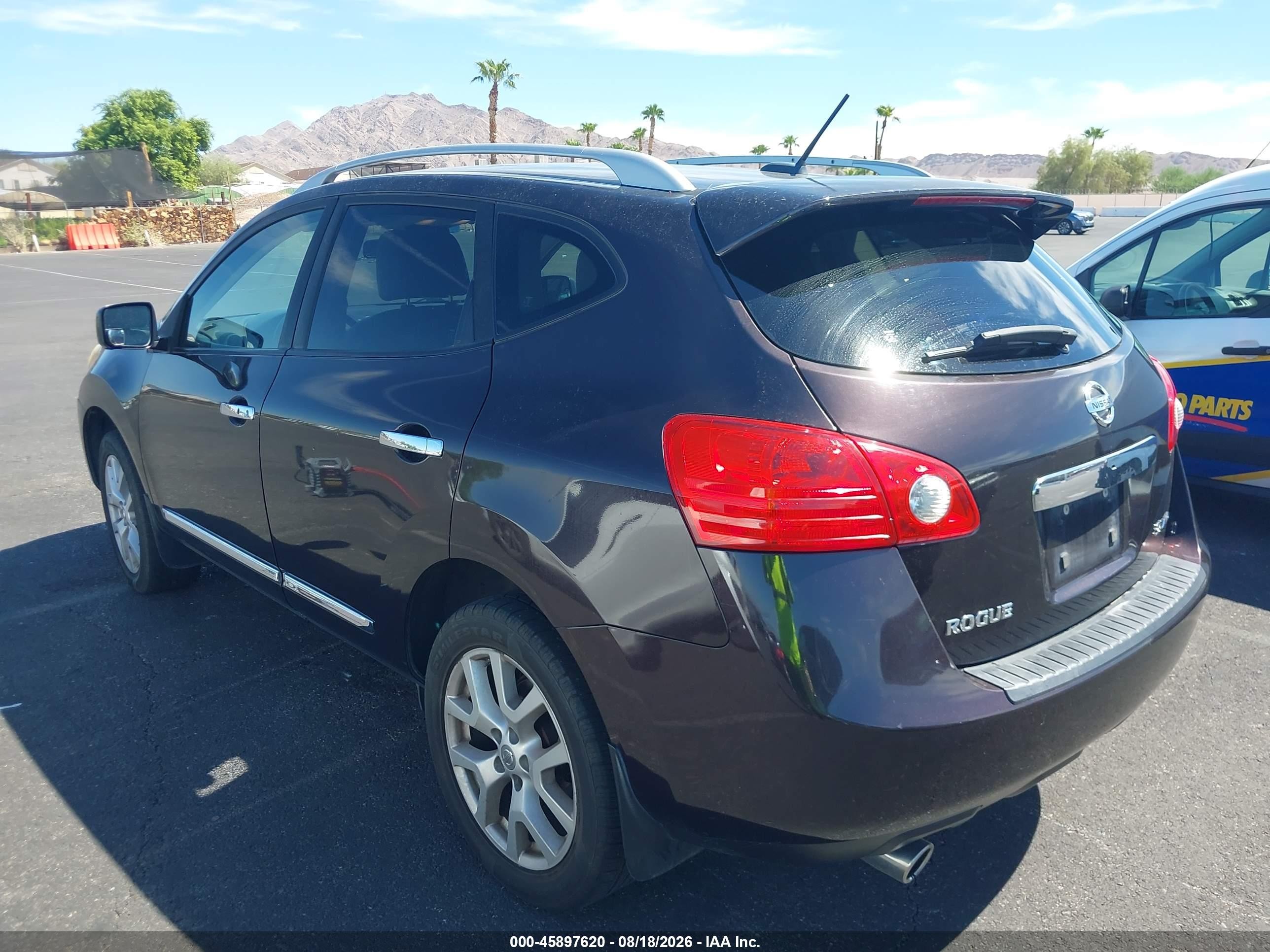 2012 Nissan Rogue Sv W/sl Pkg Фиолетовый vin: JN8AS5MV3CW353212