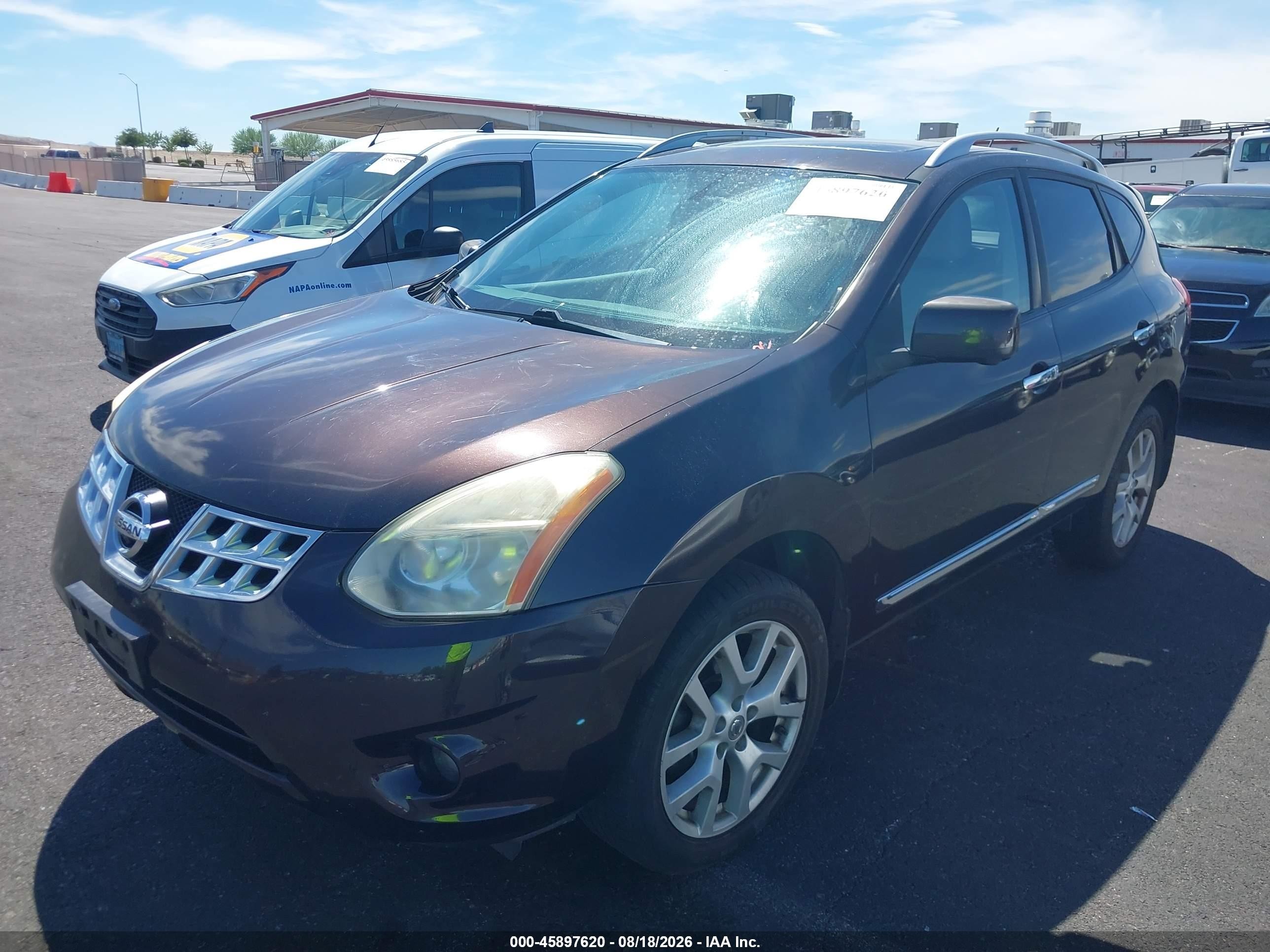2012 Nissan Rogue Sv W/sl Pkg Фиолетовый vin: JN8AS5MV3CW353212